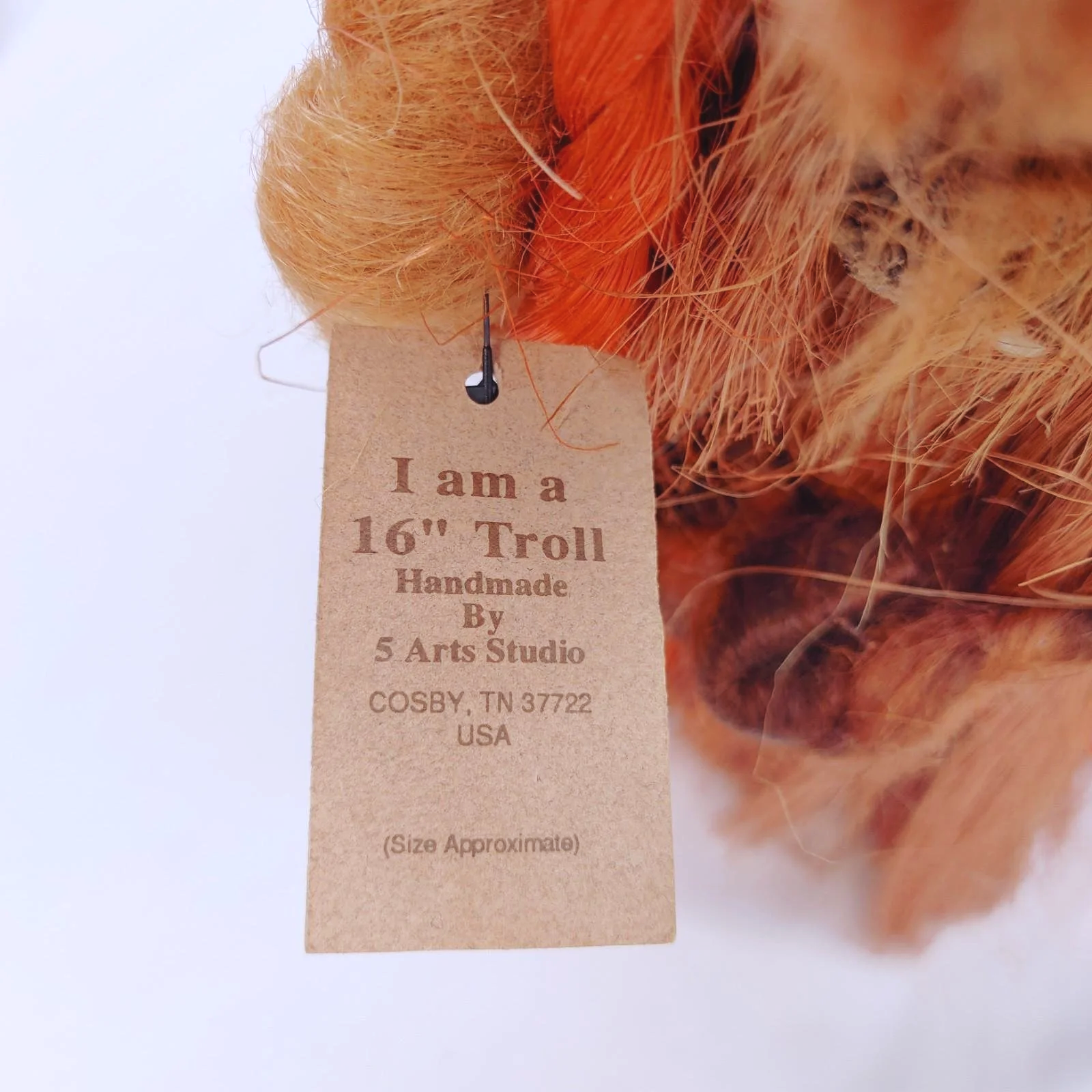 Ken Arensbak 16" Folk Art  Troll Handmade 1970s