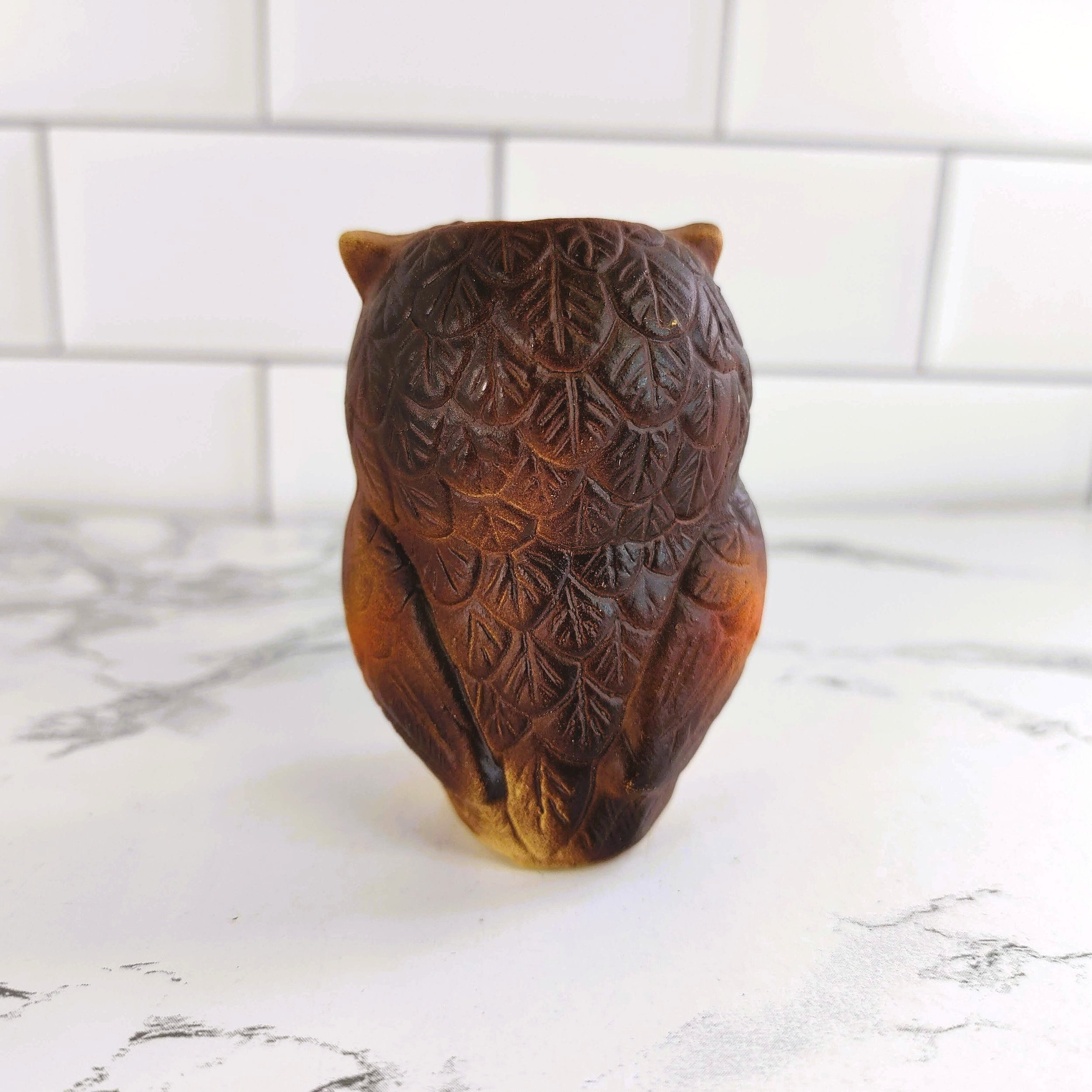 Vintage Ceramic Owl Toothpick Holder