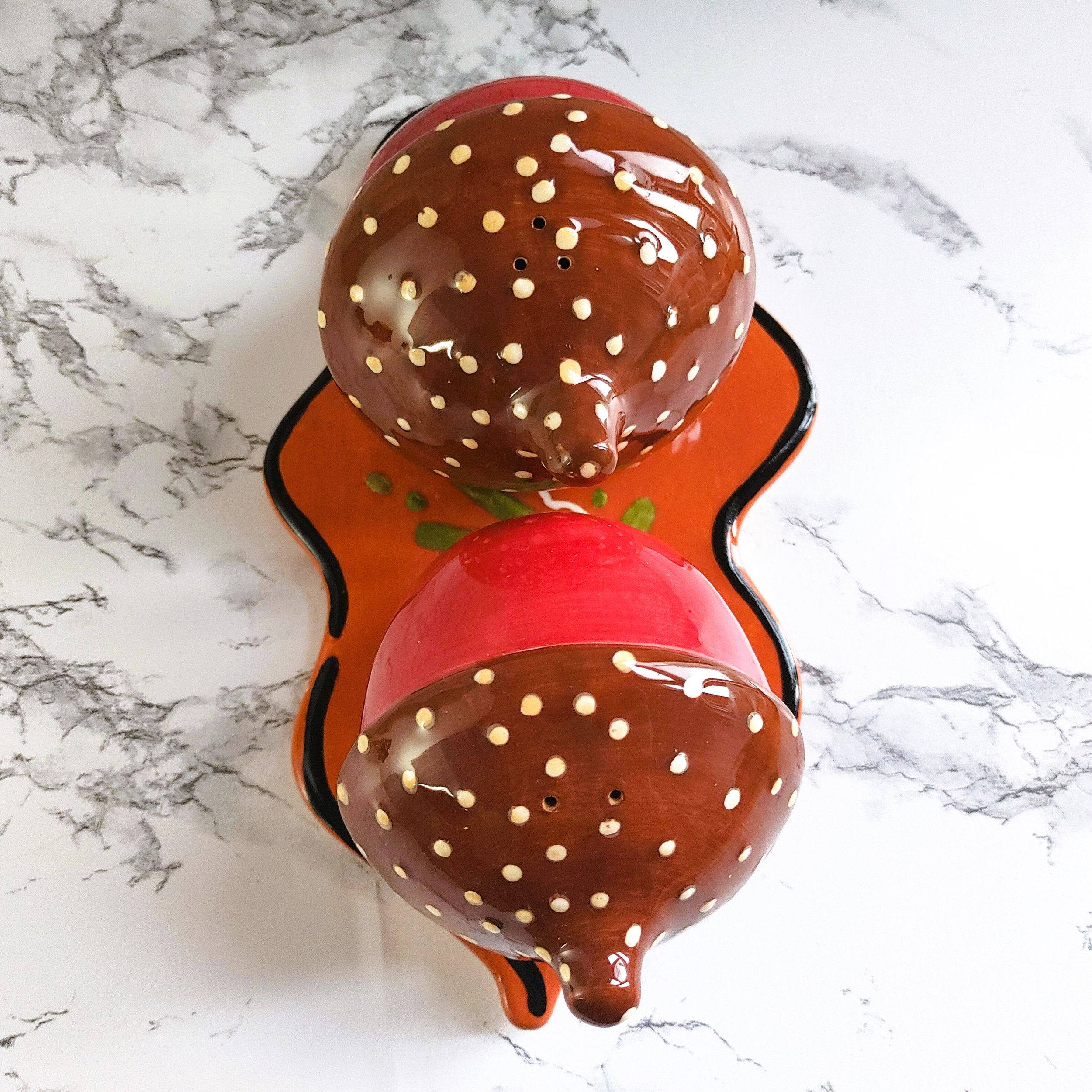 Vintage Harrah's Acorn Salt and Pepper Shakers