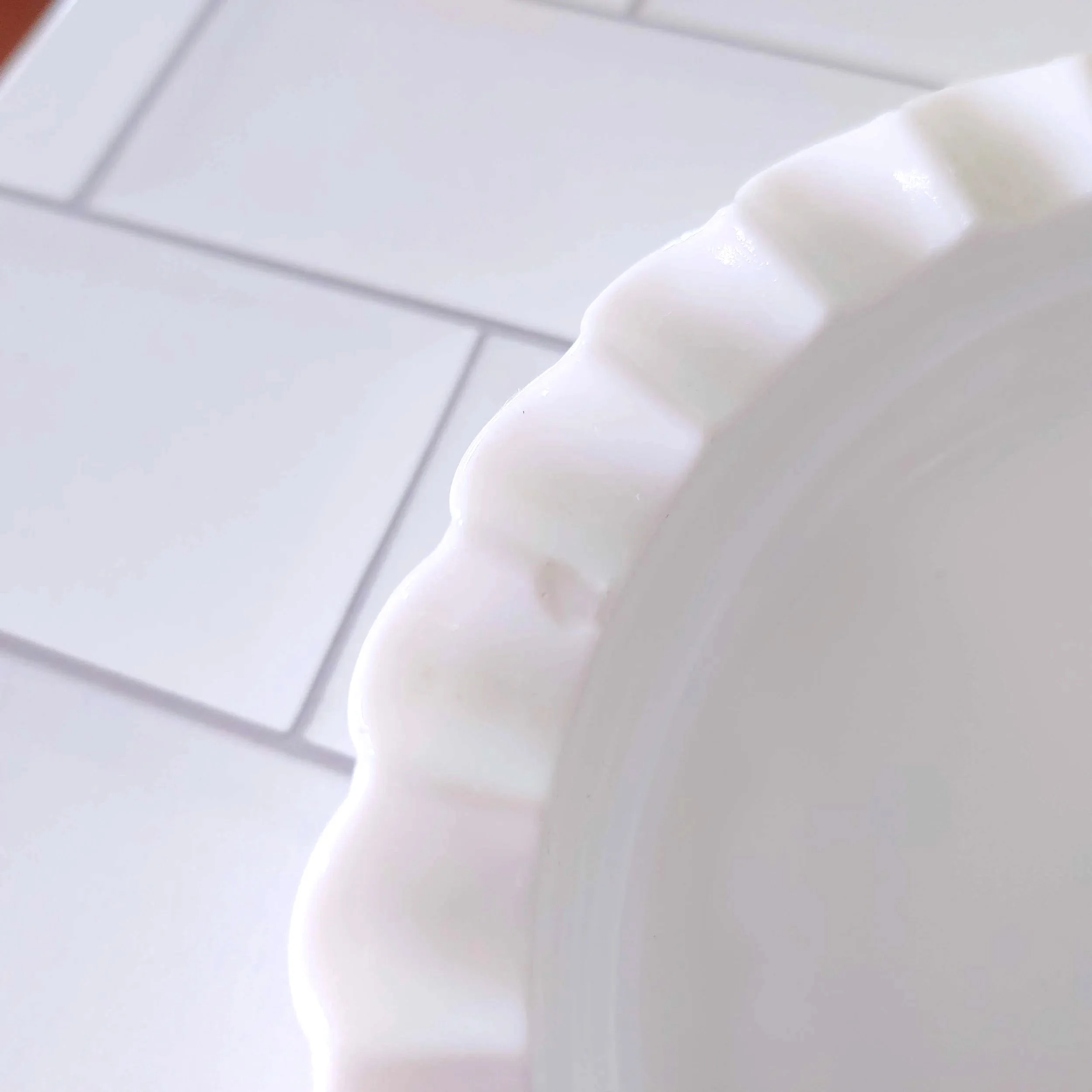 Vintage Fenton White Milk Glass Hobnail Nesting Ashtrays - Set of 3