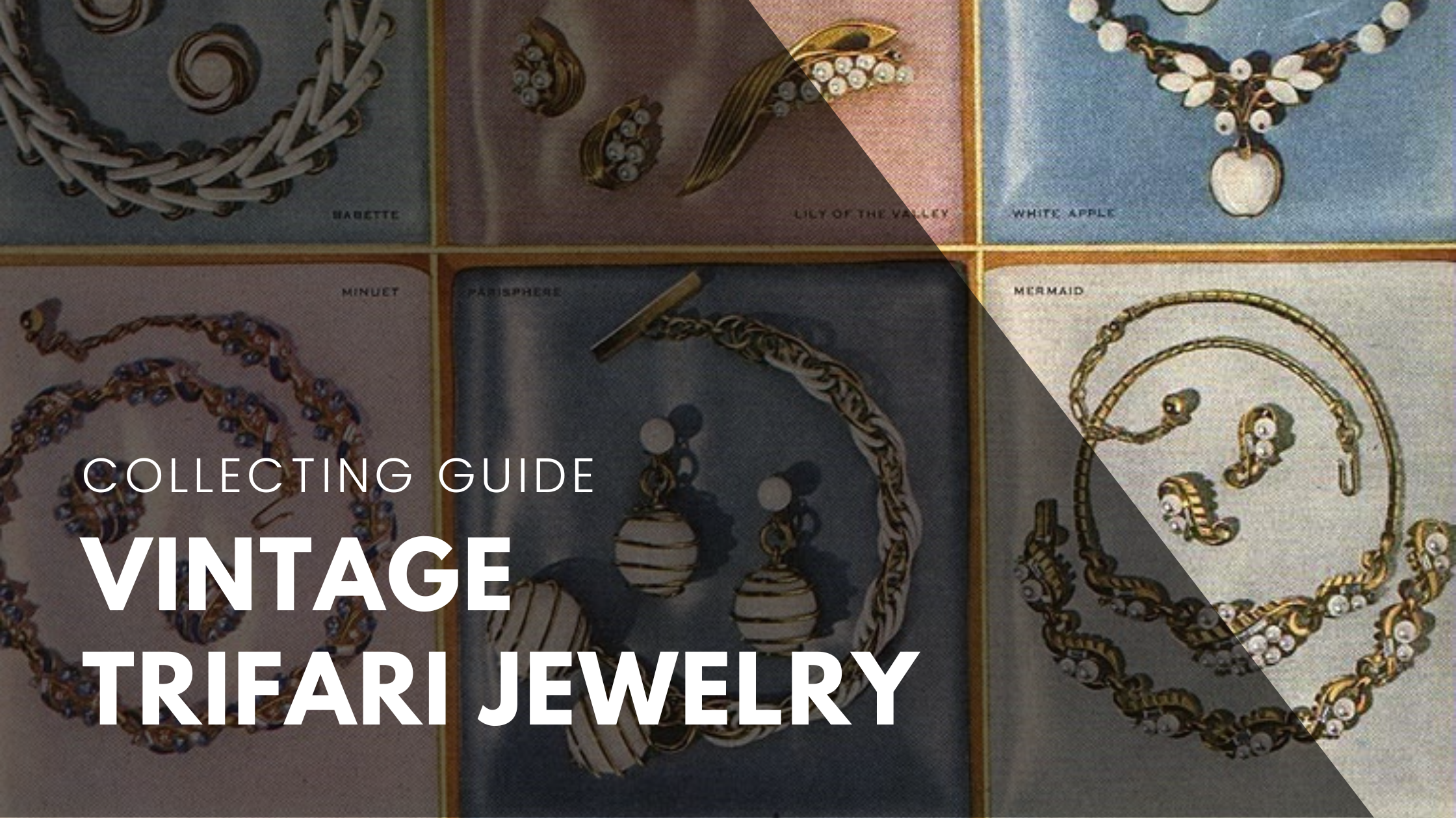 Vintage Signed Crown Trifari White Enamel Pendant Gold Chain Necklace  PRETTY!!! | eBay