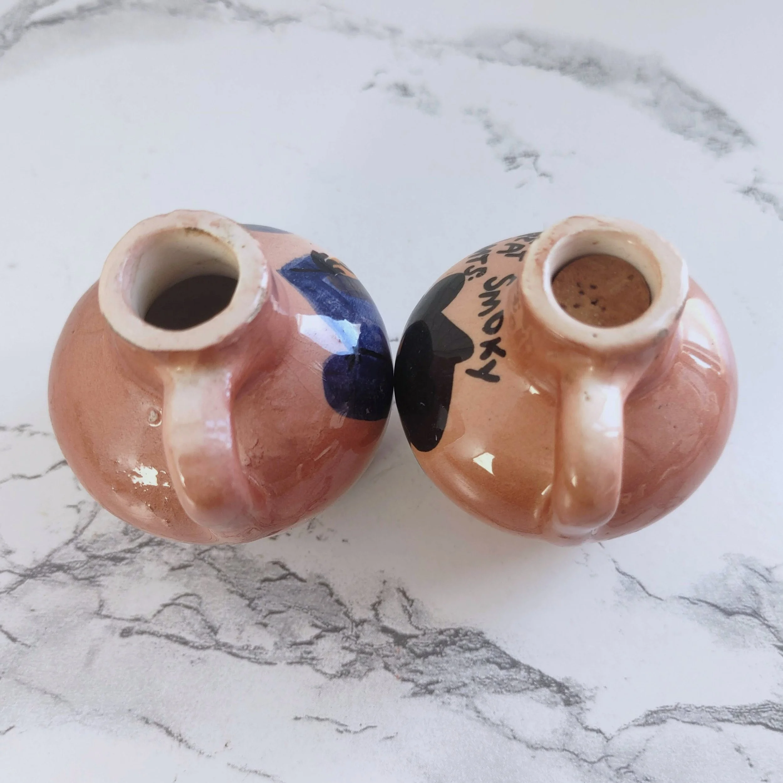 Vintage "Ma & Pa" Moonshine Jug Salt & Pepper Shakers - Great Smoky Mountains