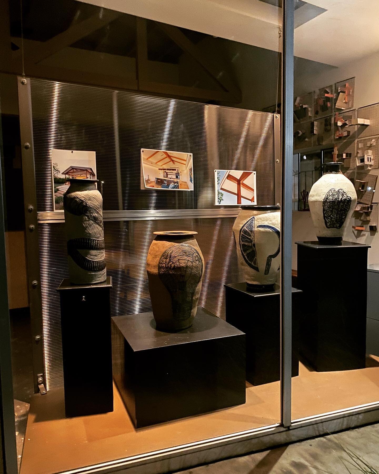 The storefront window at our 108 A&amp;D location has been refreshed.  Take a look at these new ceramic works by Todd Barricklow. @toddbarricklow

#larslangbergarchitects #larsarchitects #toddbarricklow #ceramics #108and #sebastopol #refresh