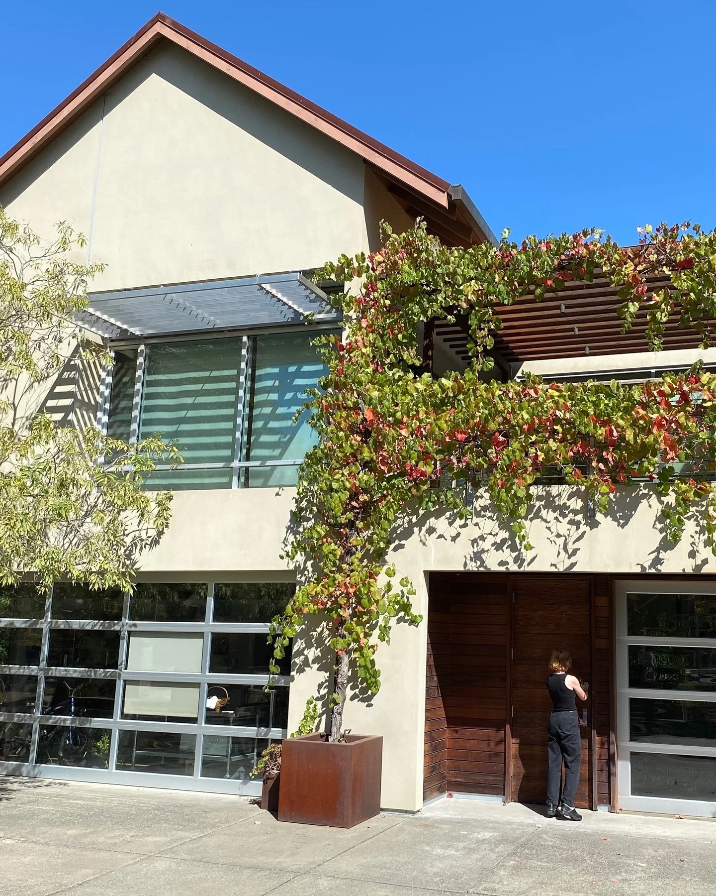Catching up with old clients at their stunning estate in Sonoma, which we had the pleasure of working on over many years. They are now transitioning to living at the main house full time after generously opening up the other buildings to artists who 