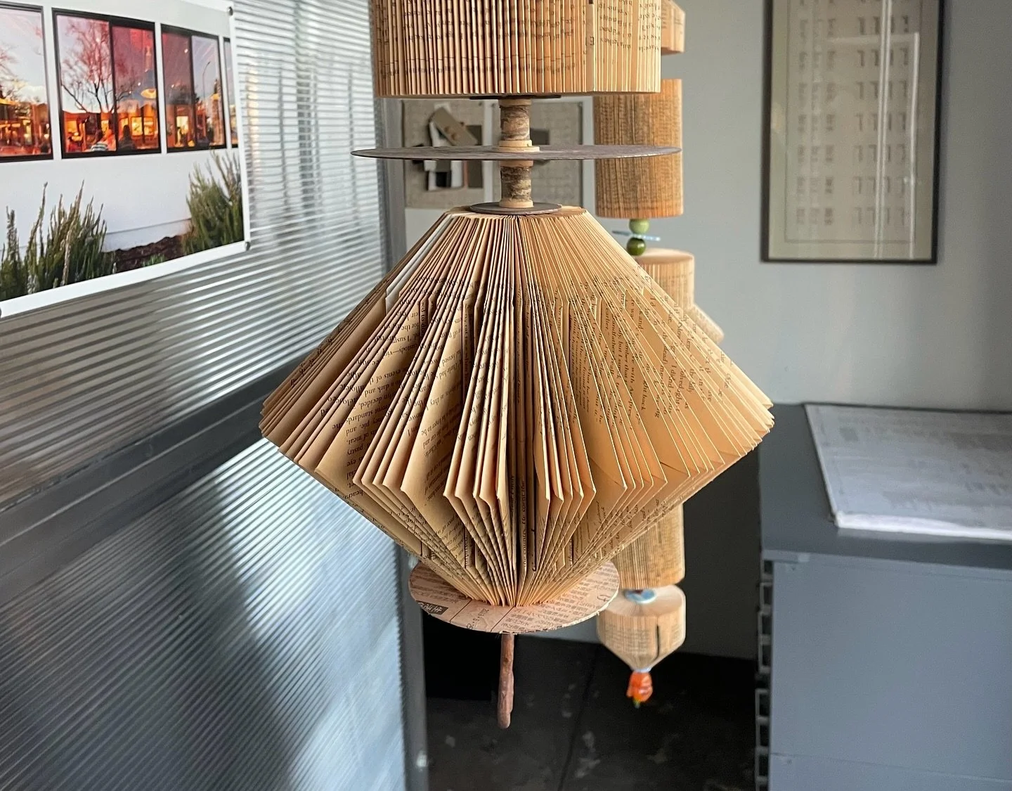 This installation at our 108 A&amp;D storefront is created by Janine Bj&ouml;rnson, a West Sonoma County-based artist and natural builder known for her handmade natural paints and plasters. Her installation at our 108 A&amp;D storefront features play
