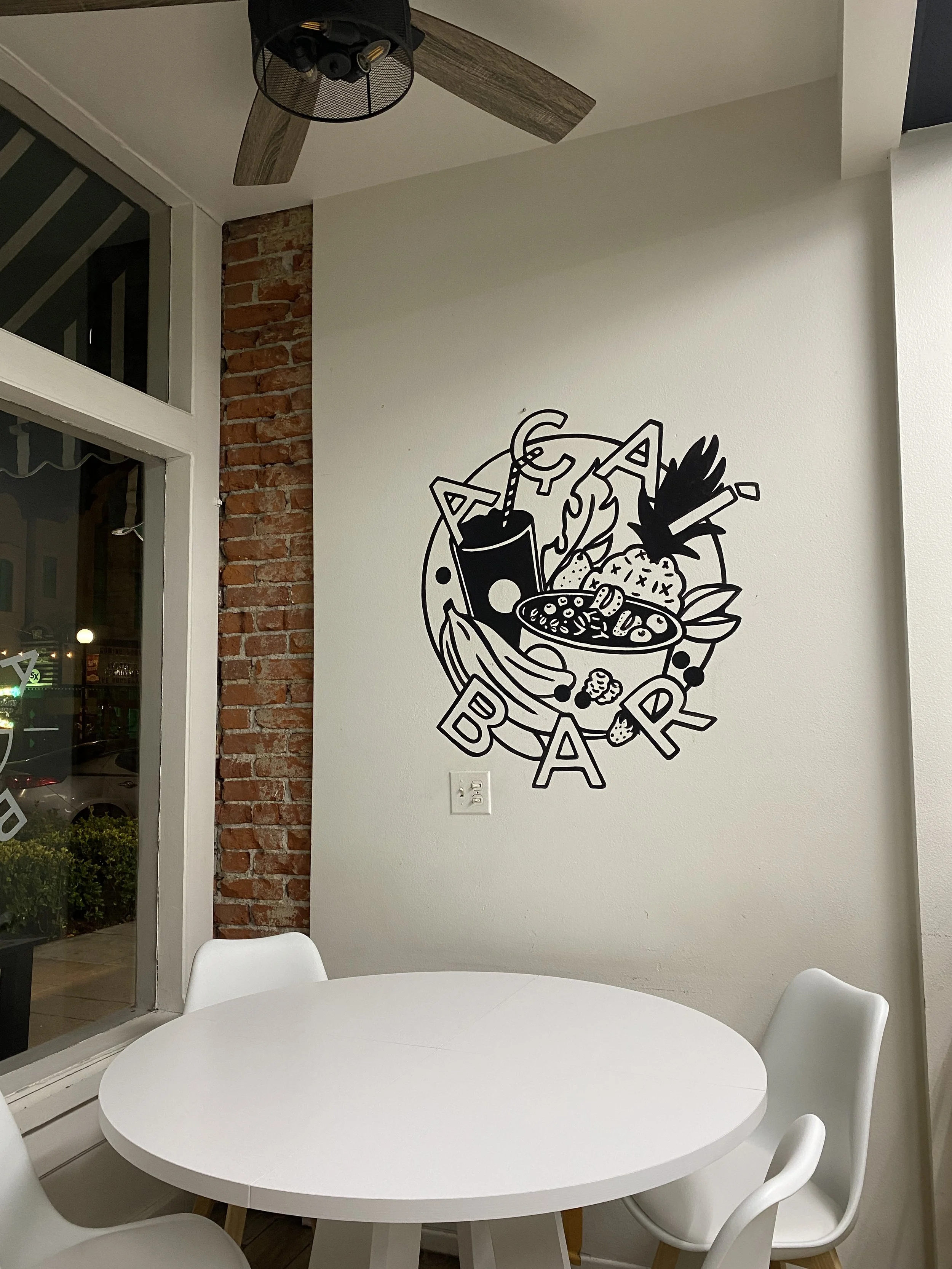 Acai Bar Monrovia Small Wall Mural