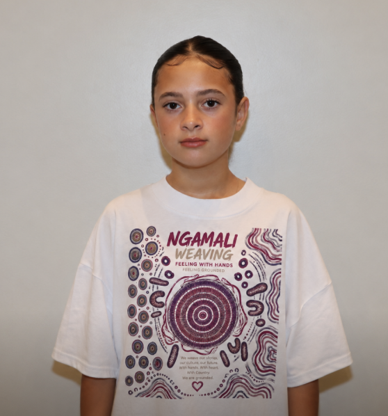 Unisex organic oversized high neck t-shirt