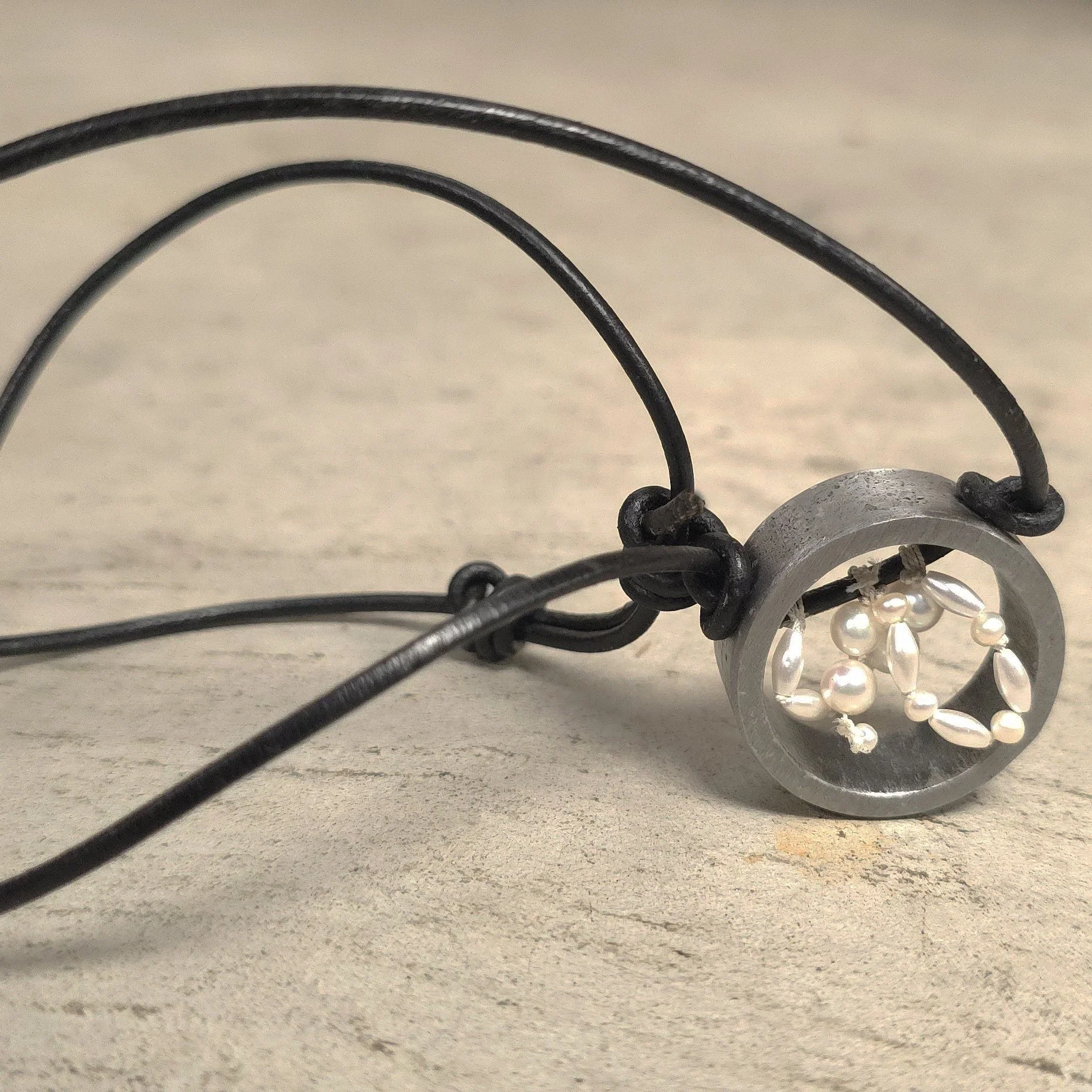Steel Pipe Pendant #80