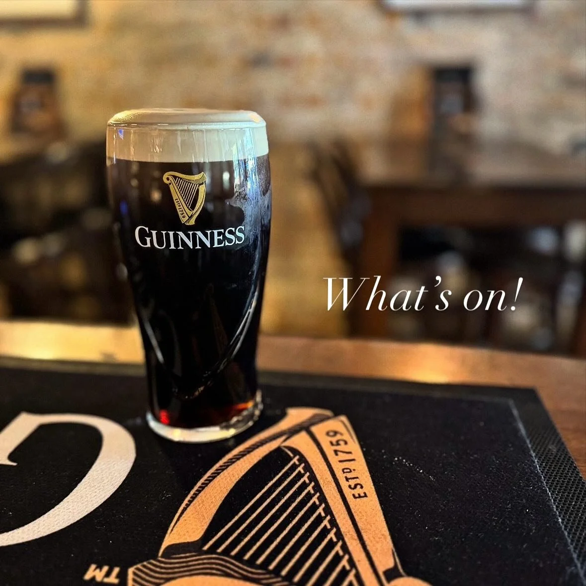 What&rsquo;s on this week! 
Tuesday Parmi&rsquo;s Lunch &amp; Dinner $24
Wednesday Trivia 🥳 
Thursday &lsquo;Chicken + Bacon Vol au Vent&rsquo; Dinner Special from 5pm! 
Friday knock offs 🍻 
Saturday Irish Breakfast 🍳 🥓 
Sunday Roast Garlic + Her