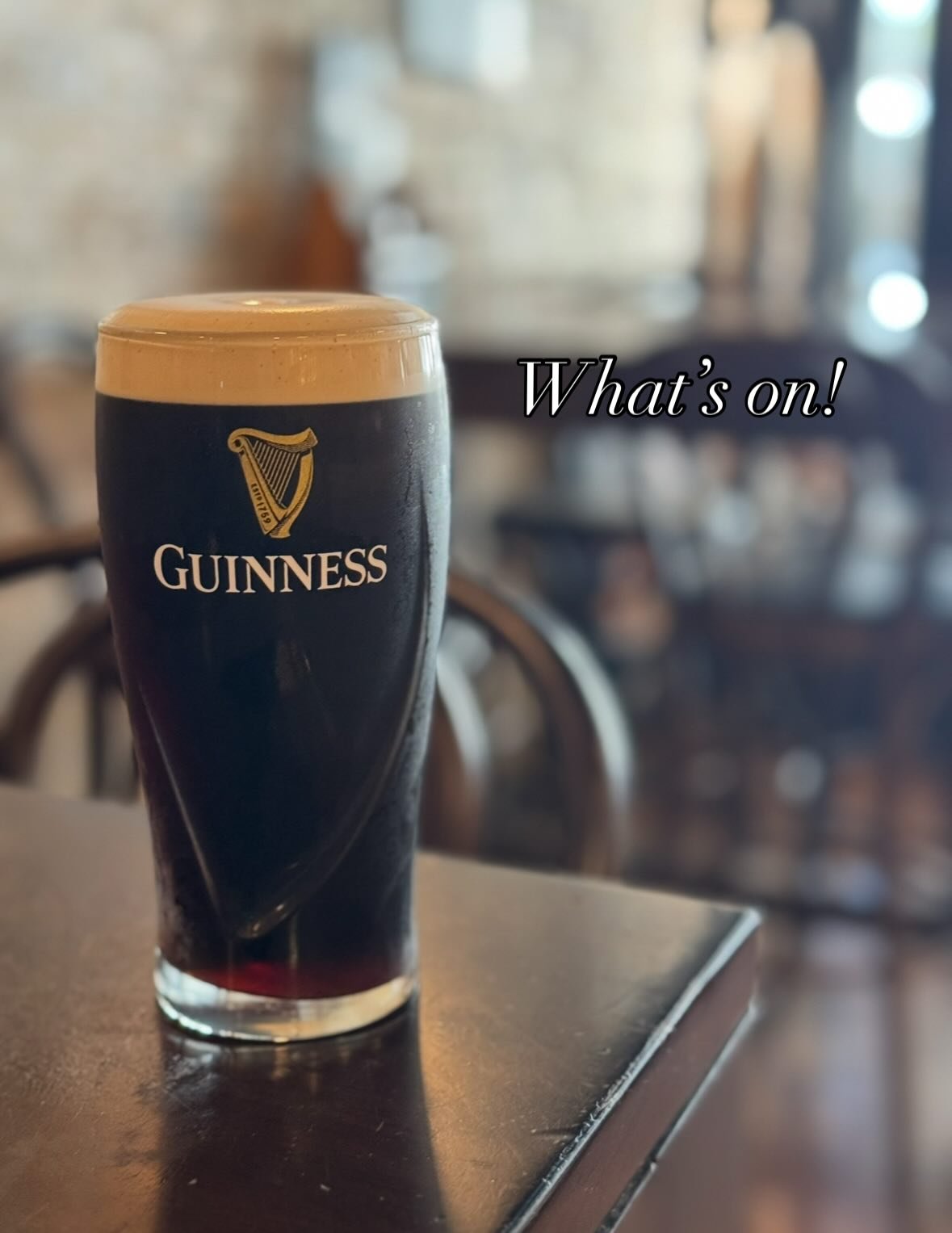 What&rsquo;s on this week!
Wednesday trivia 🥇 
Thursday Chicken Fillet Rolls 5pm Special 
Friday knock offs 🍻 
Saturday Irish Breakfast 🥓 
Sunday Roast Beef 🥩 + UFC324 👊🏻