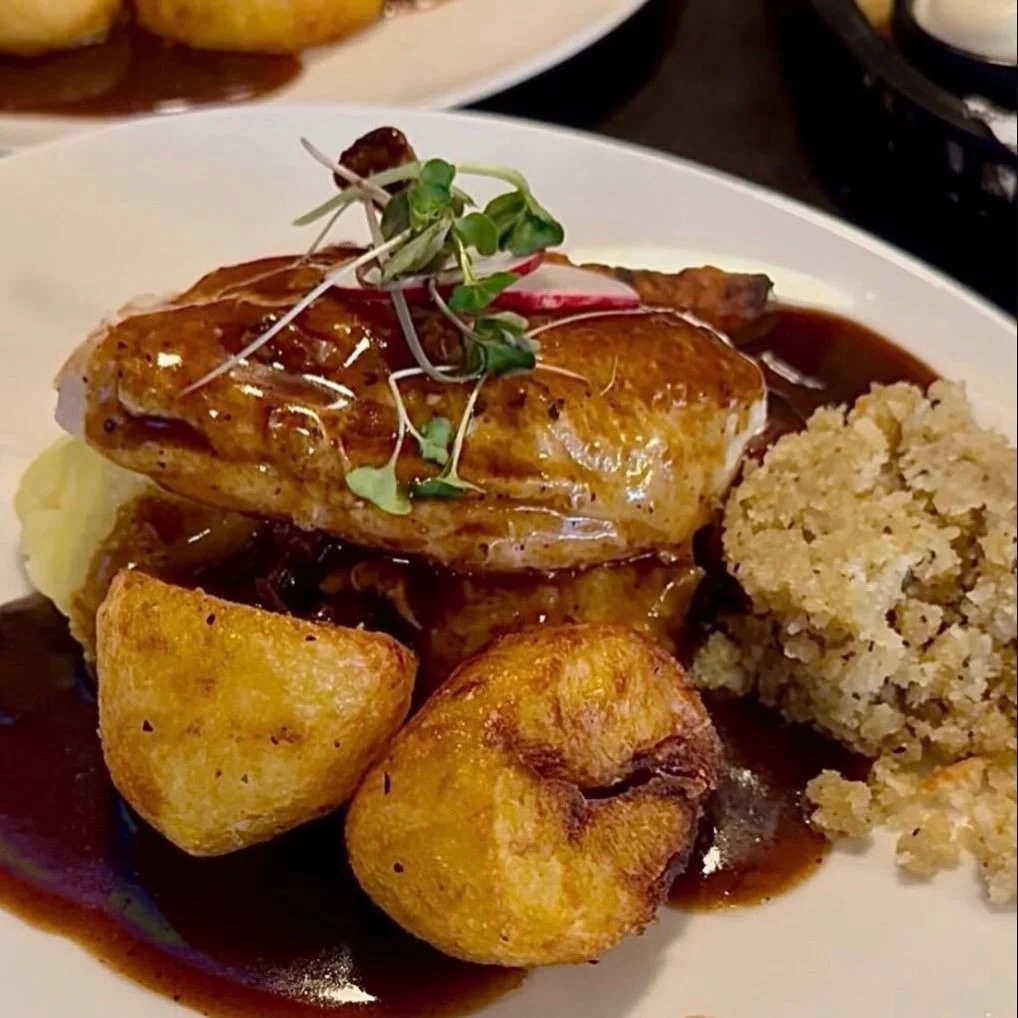 Has chicken ever looked better on a plate? This Sunday our Roast Chicken is available - get in while it lasts!