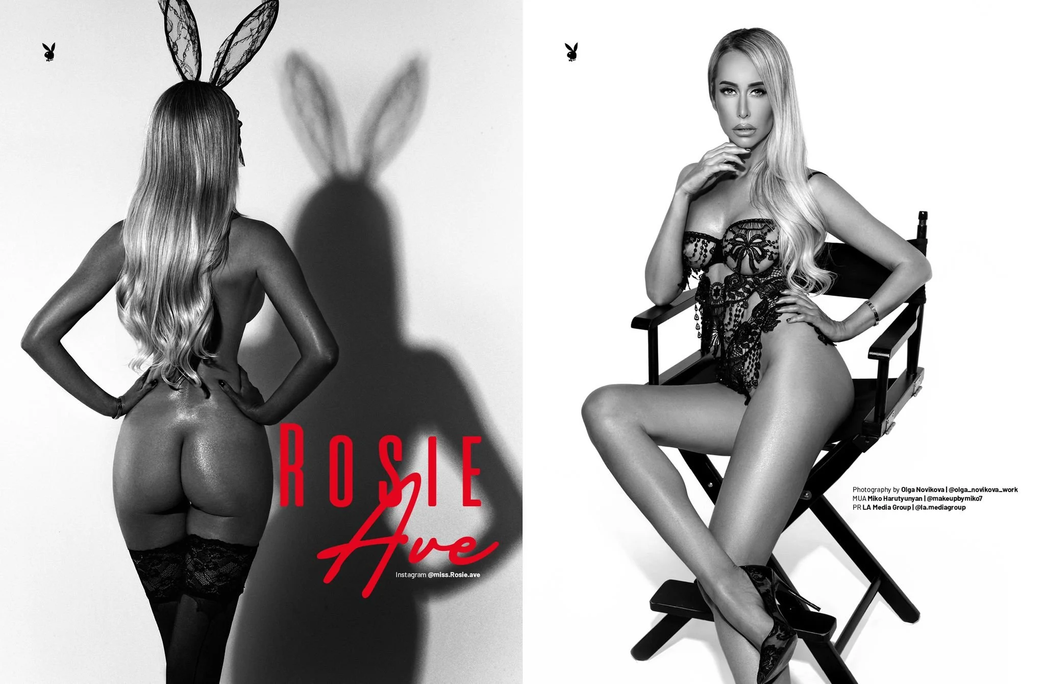 Slideshow rosie ave playboy 