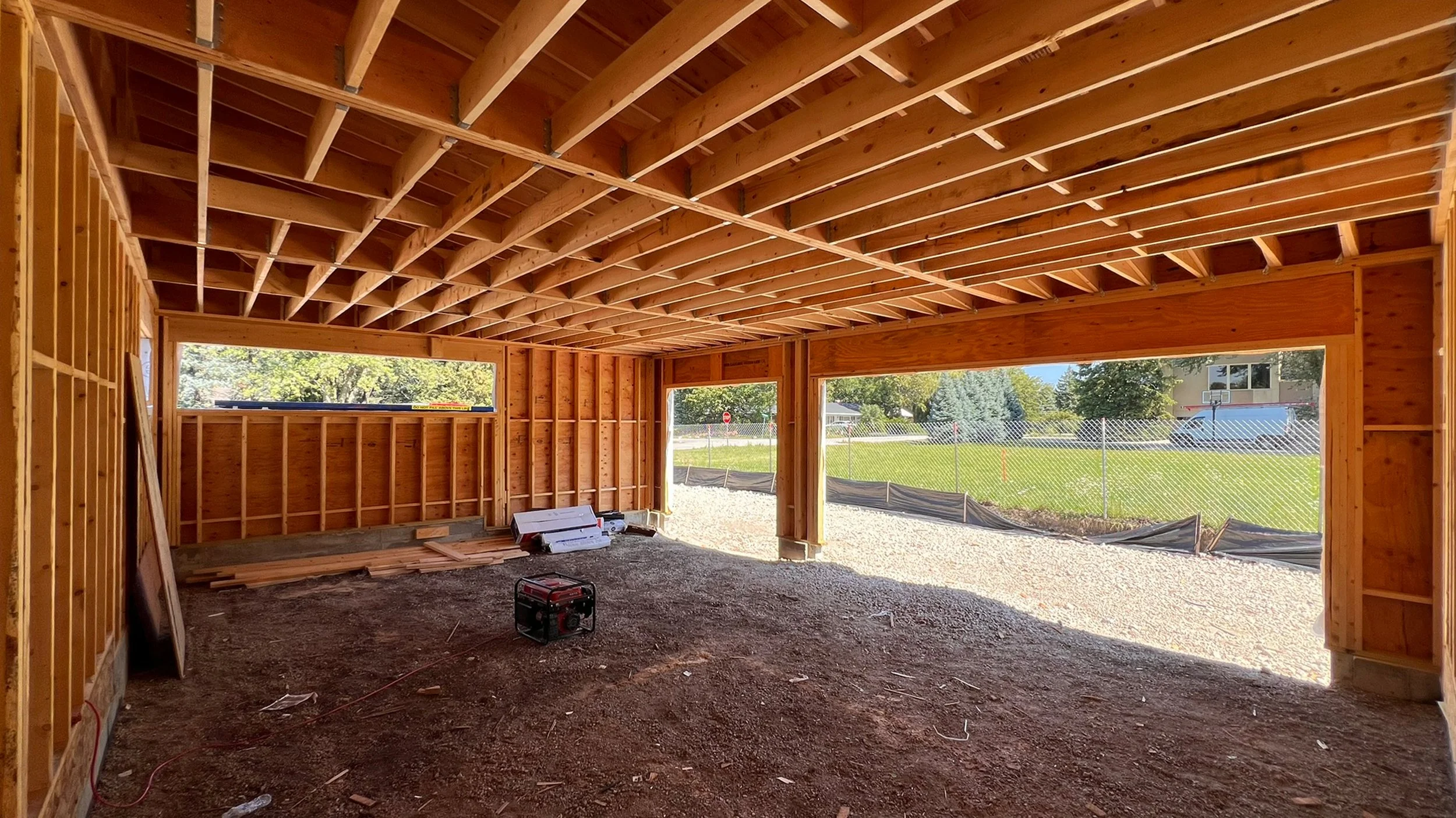 Coorlas Architecture - Custom Home Glenview - Framing 04.jpg