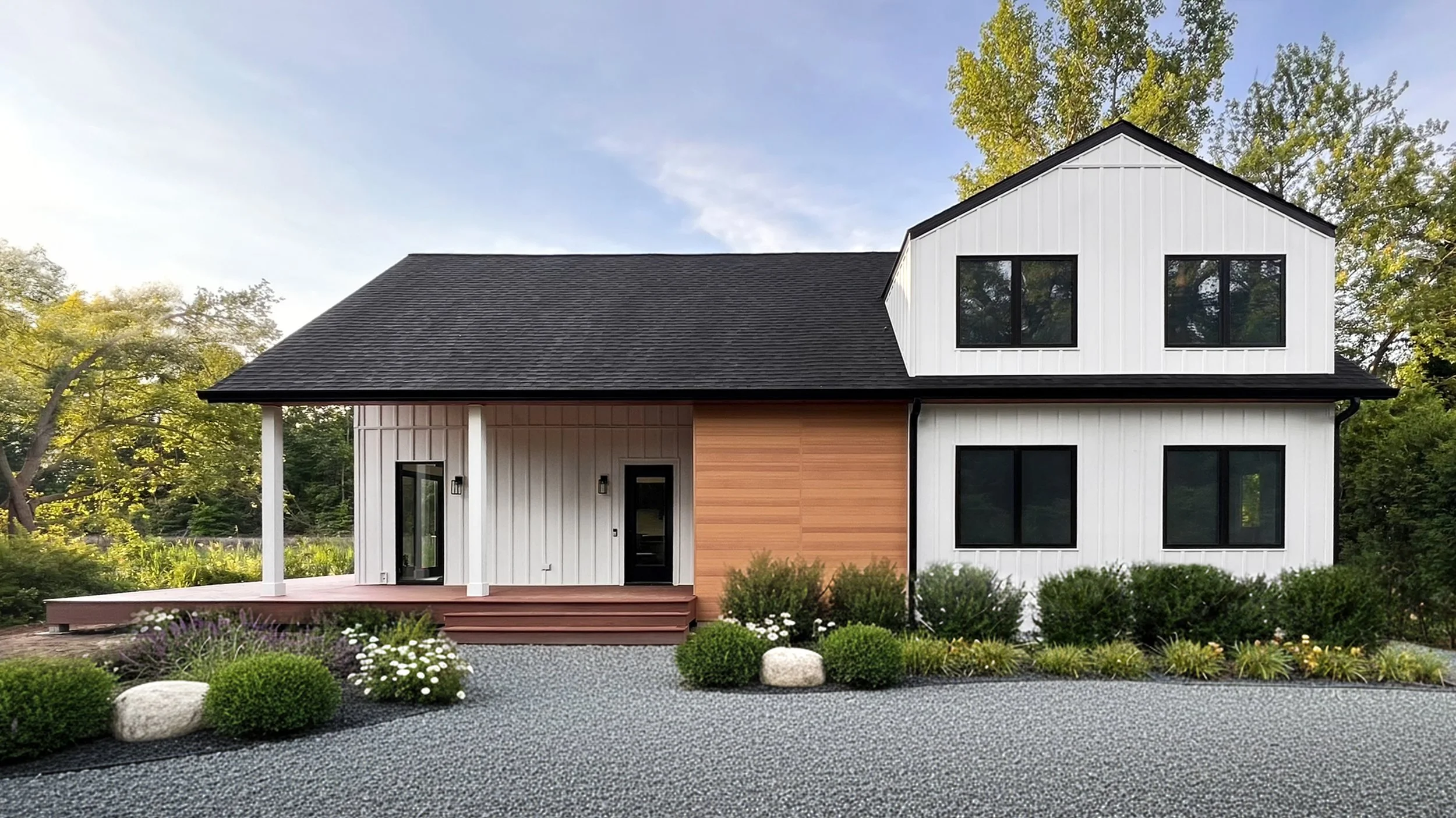 Coorlas Architecture - Lakeside Beach House - Elevation Front.jpg