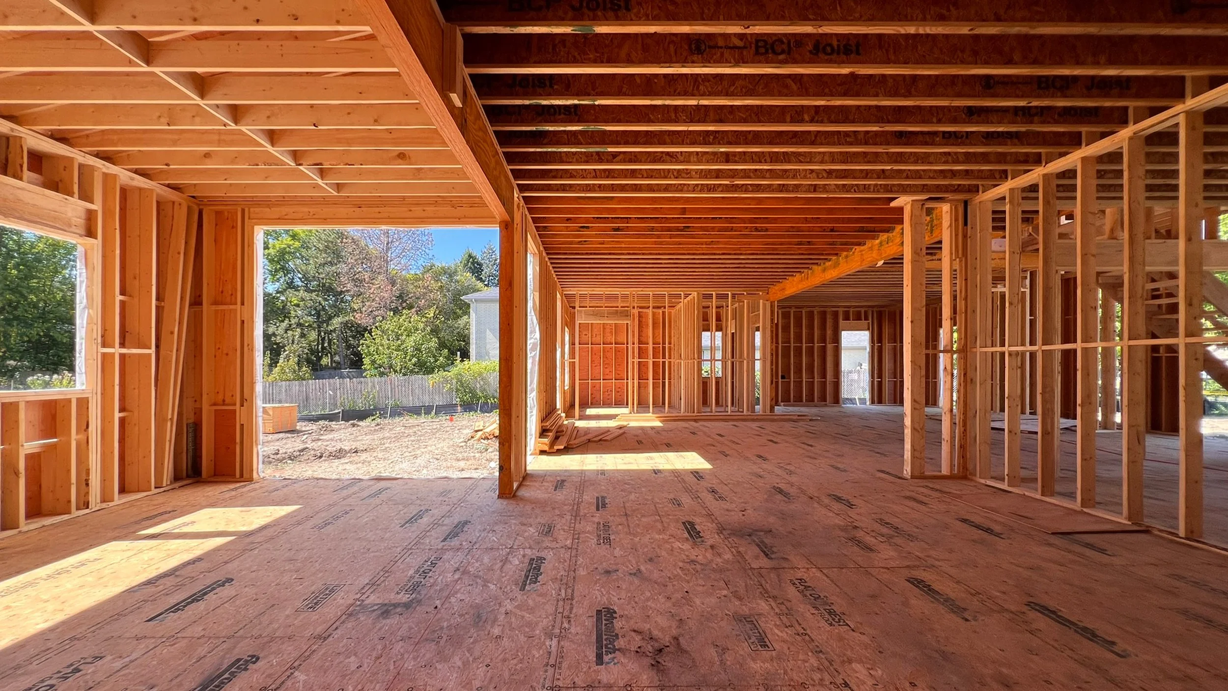 Coorlas Architecture - Custom Home Glenview - Framing 01.jpg