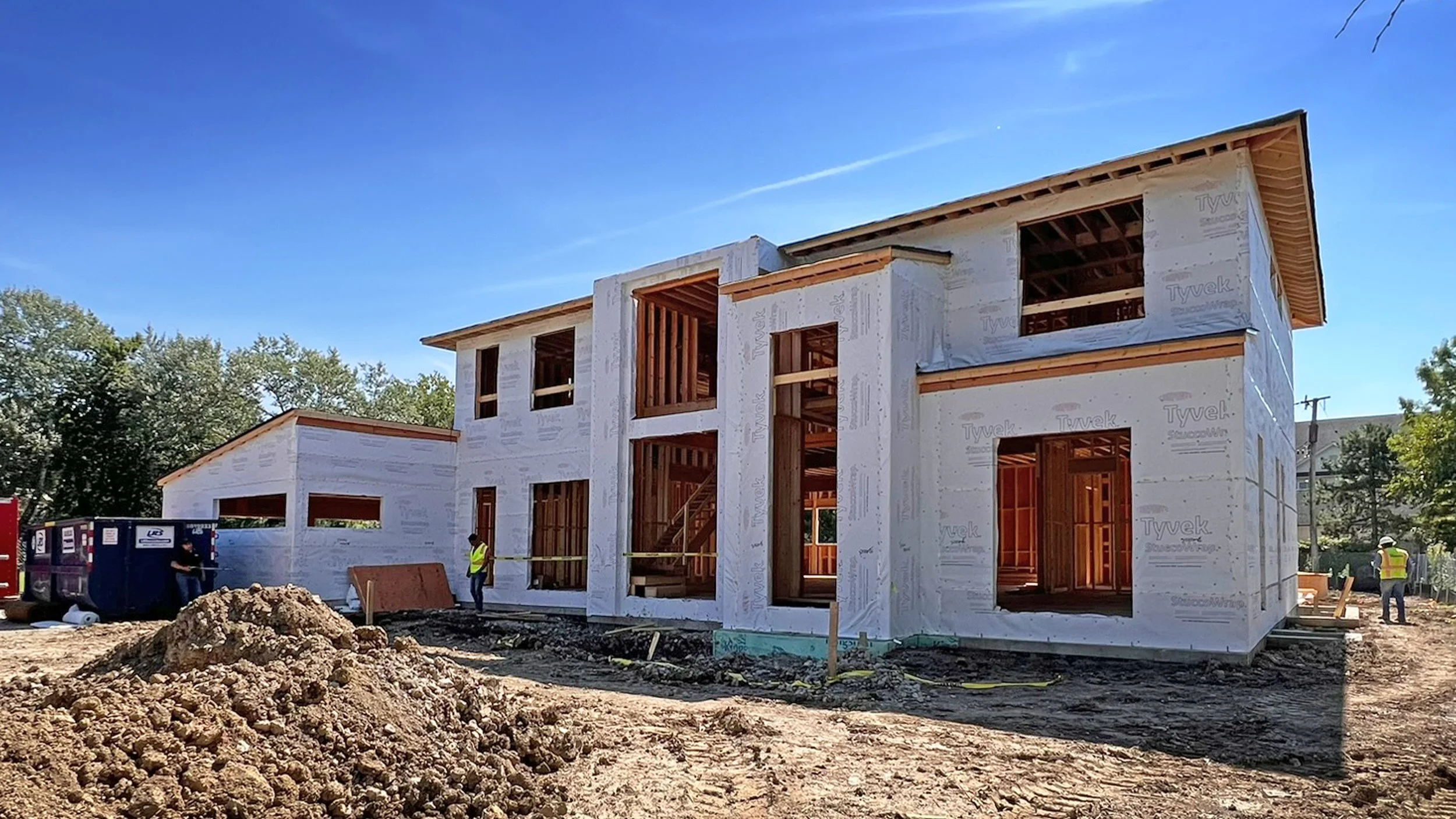 Coorlas Architecture - Custom Home Glenview - Framing 05.jpg