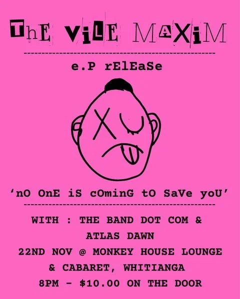 The Vile Maxim:  No One is Coming to Save You - EP Release