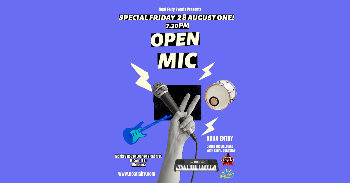 Soundcheck: Open Mic Night SPECIAL FRIDAY NIGHT ONE