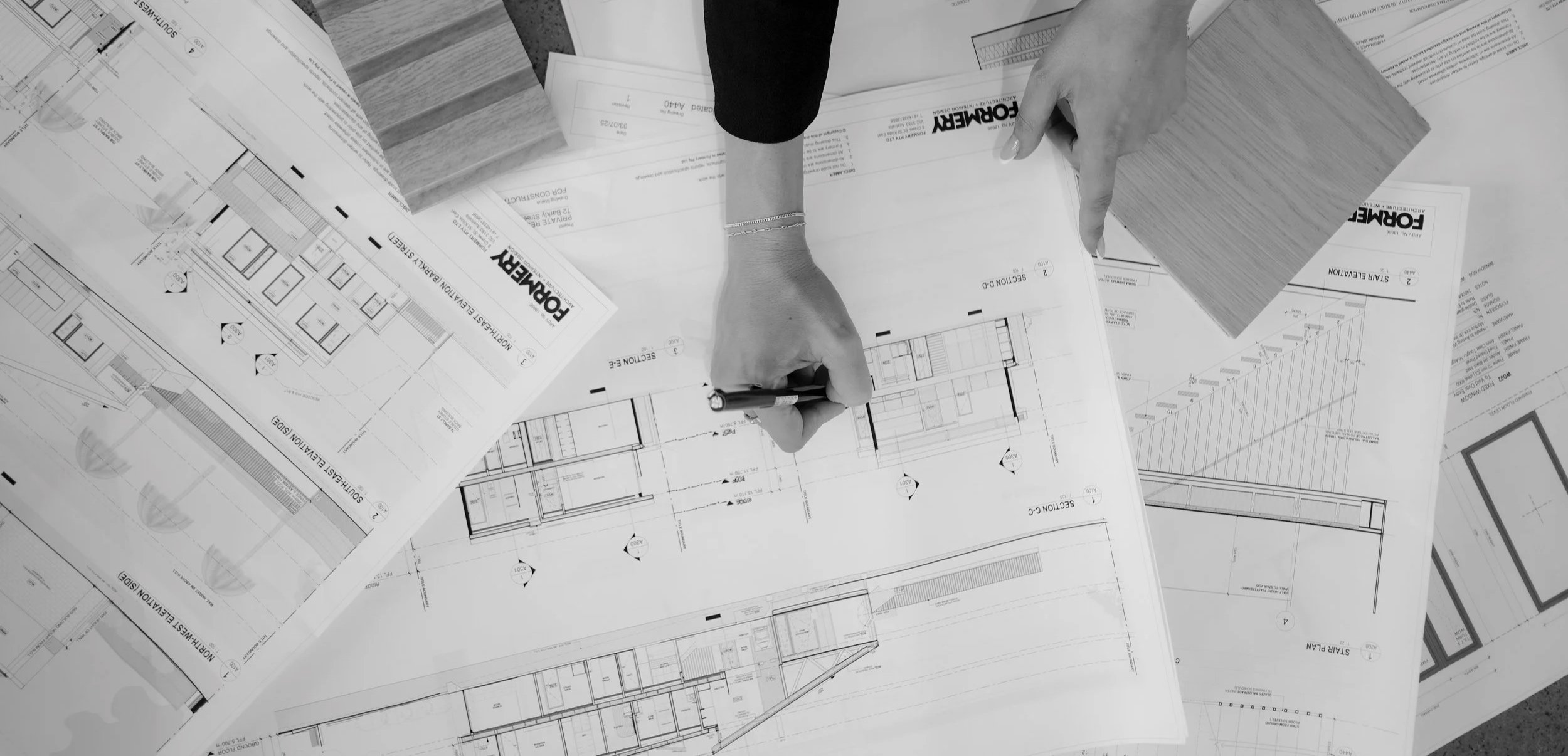 Floorplan laid out by an Architect in Melbourne
