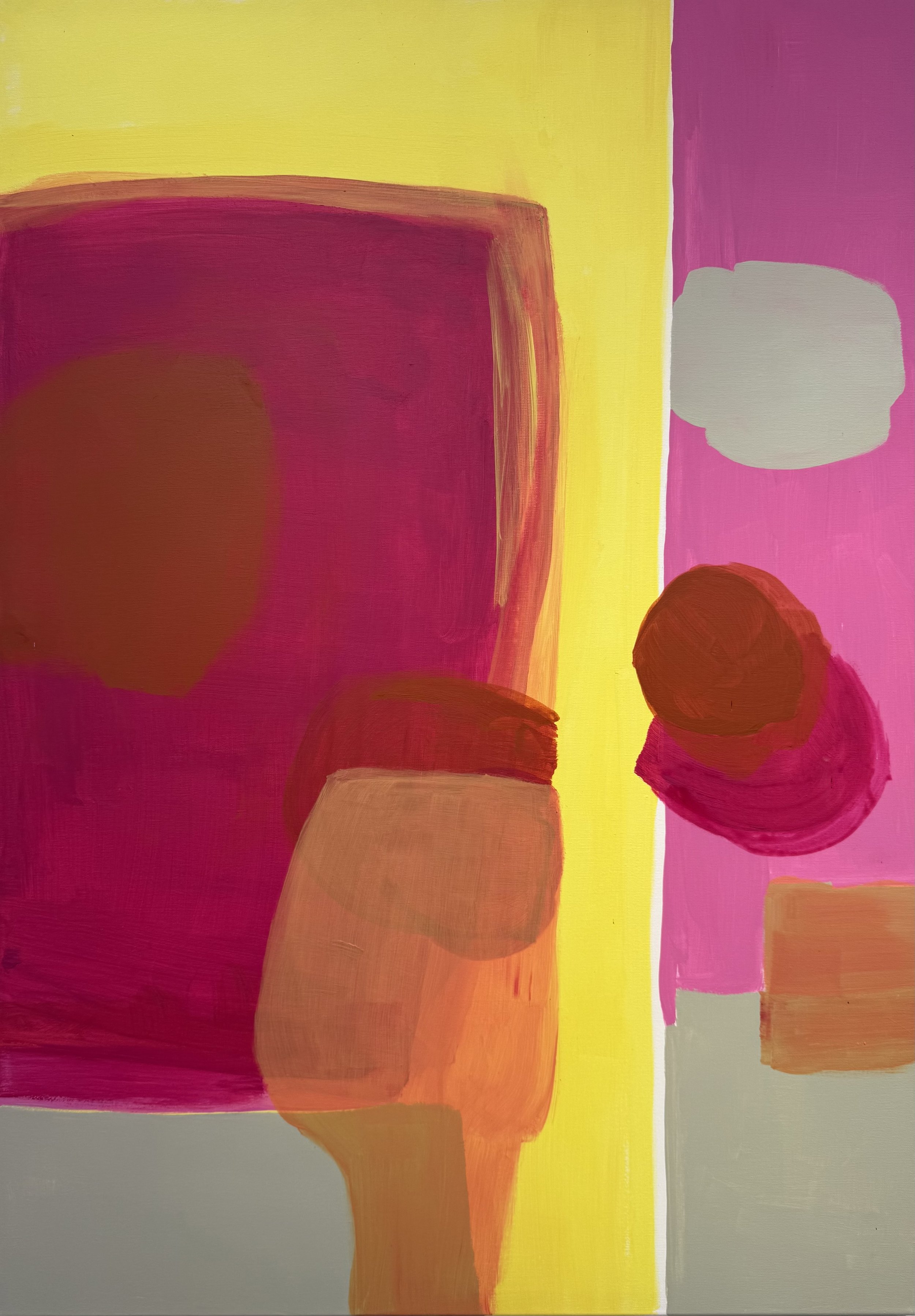"Ausdehnung", 100x70 cm, Acryl, 2026 