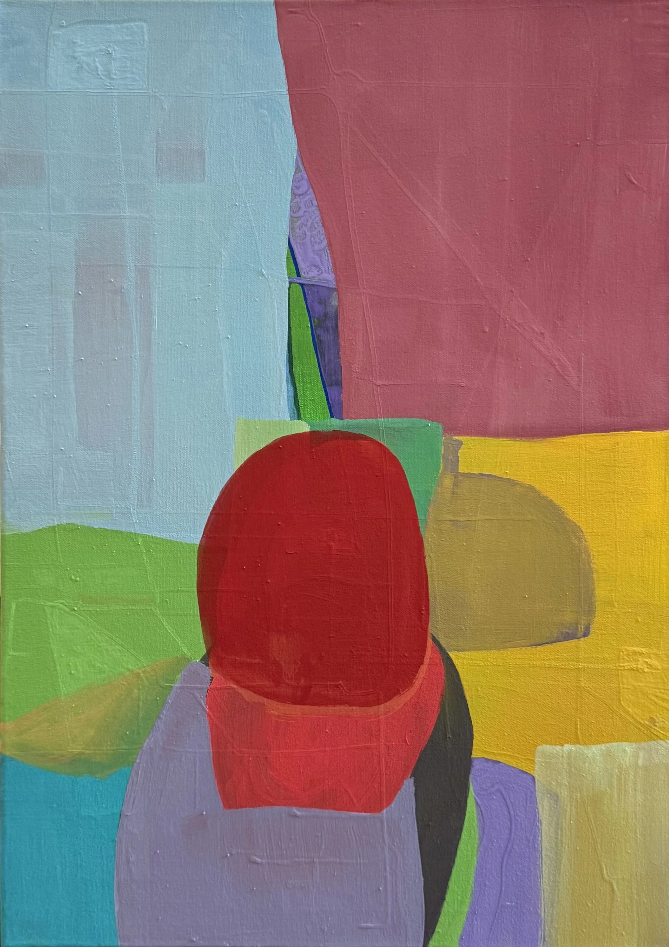 "Momente 4", 70x50 cm, Eitempera, 2025