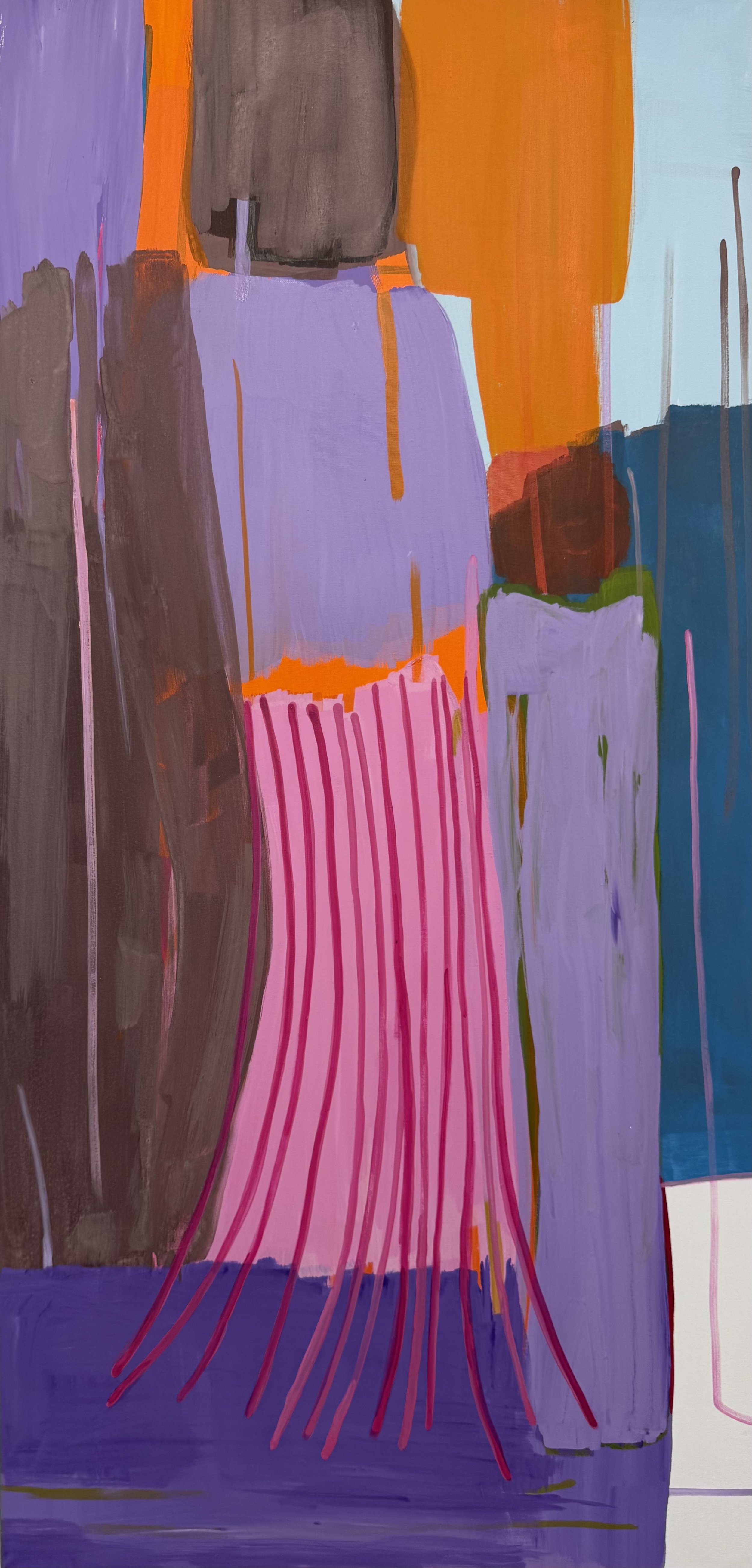 "Das Eigene", 140x70 cm, Pigment, Acryl, 2026