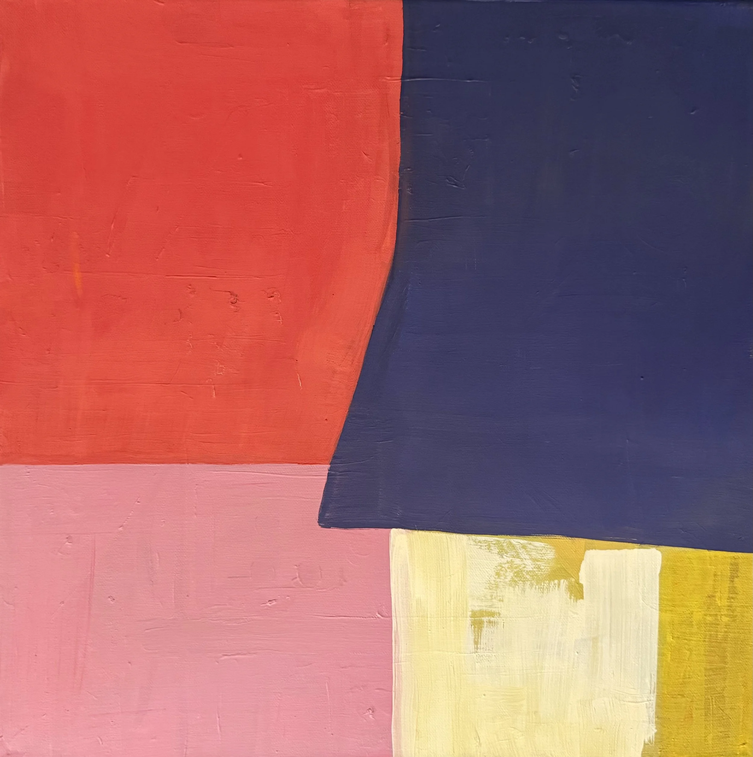 "5 Felder", 50x50 cm, Eitempera, 2025