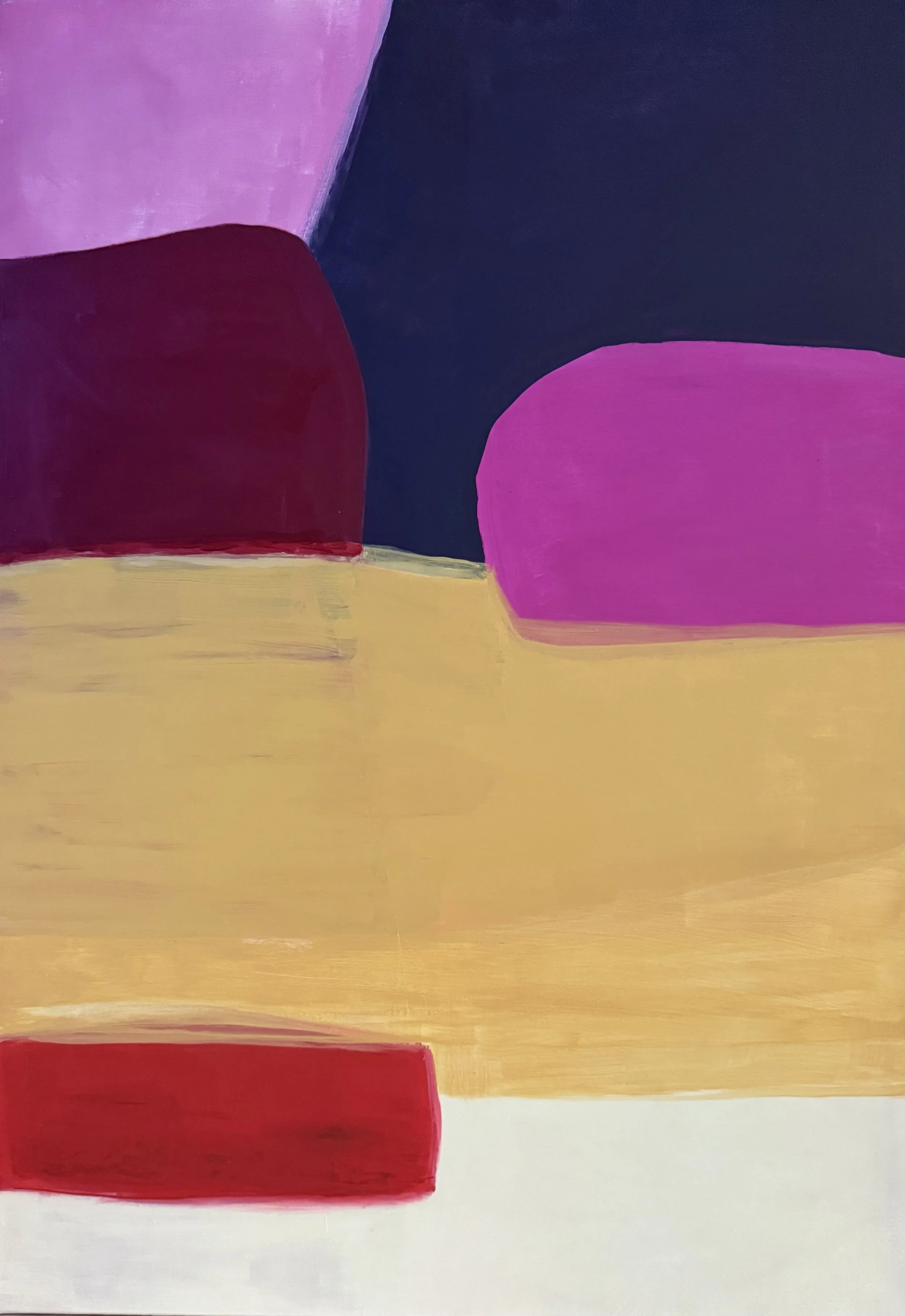 "Lichtes Feld 1", 100x70 cm, Acryl, 2025