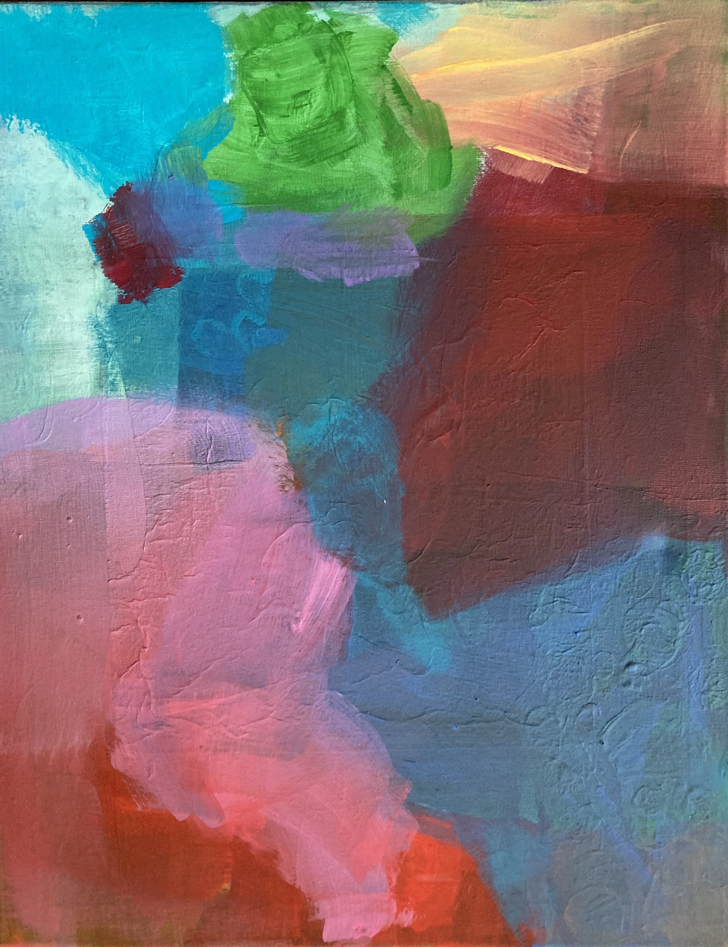 "Begegnung", 50x40 cm, Eitempera, 2024