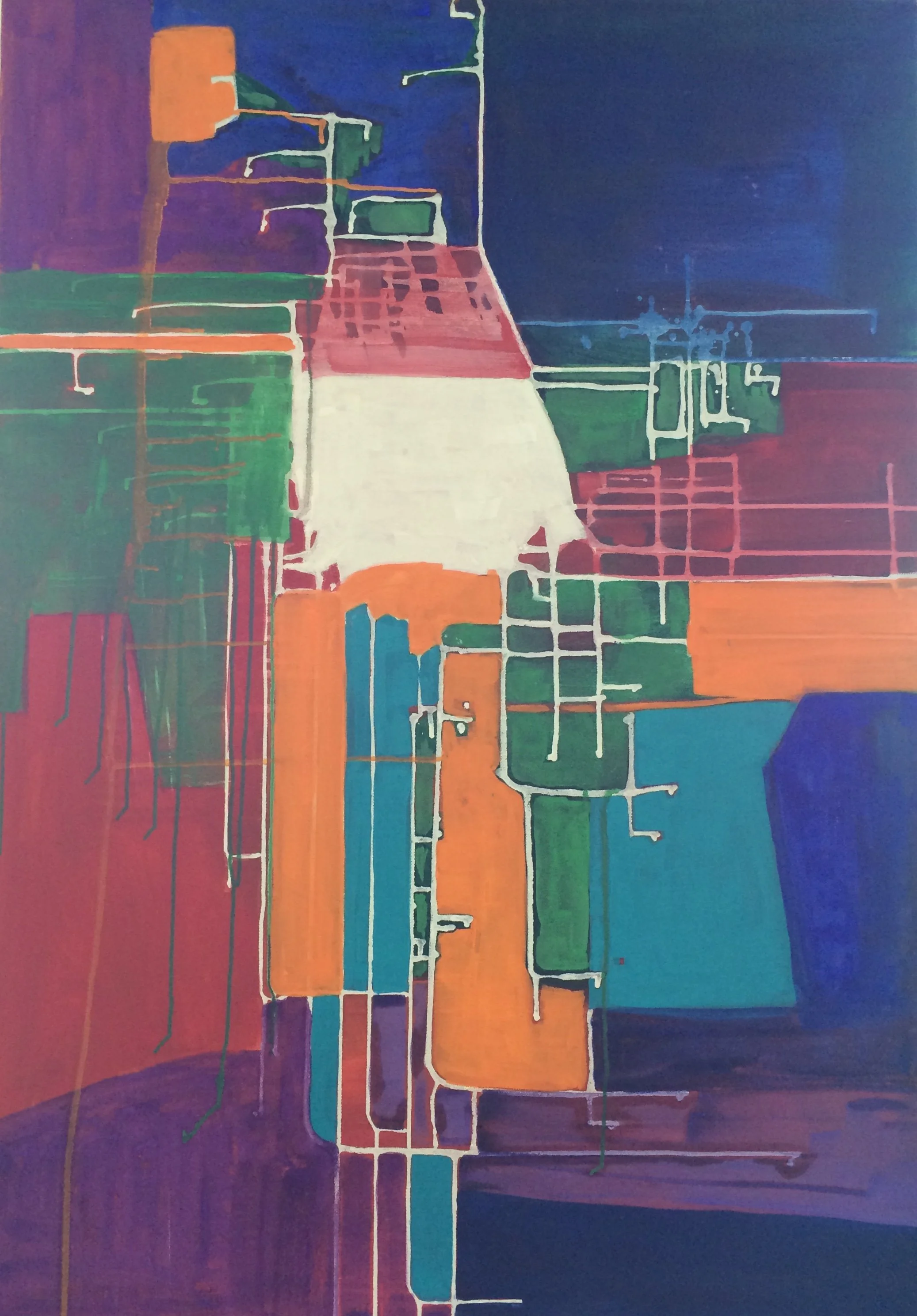 "Synthese", 100x70 cm, Eitempera, 2016