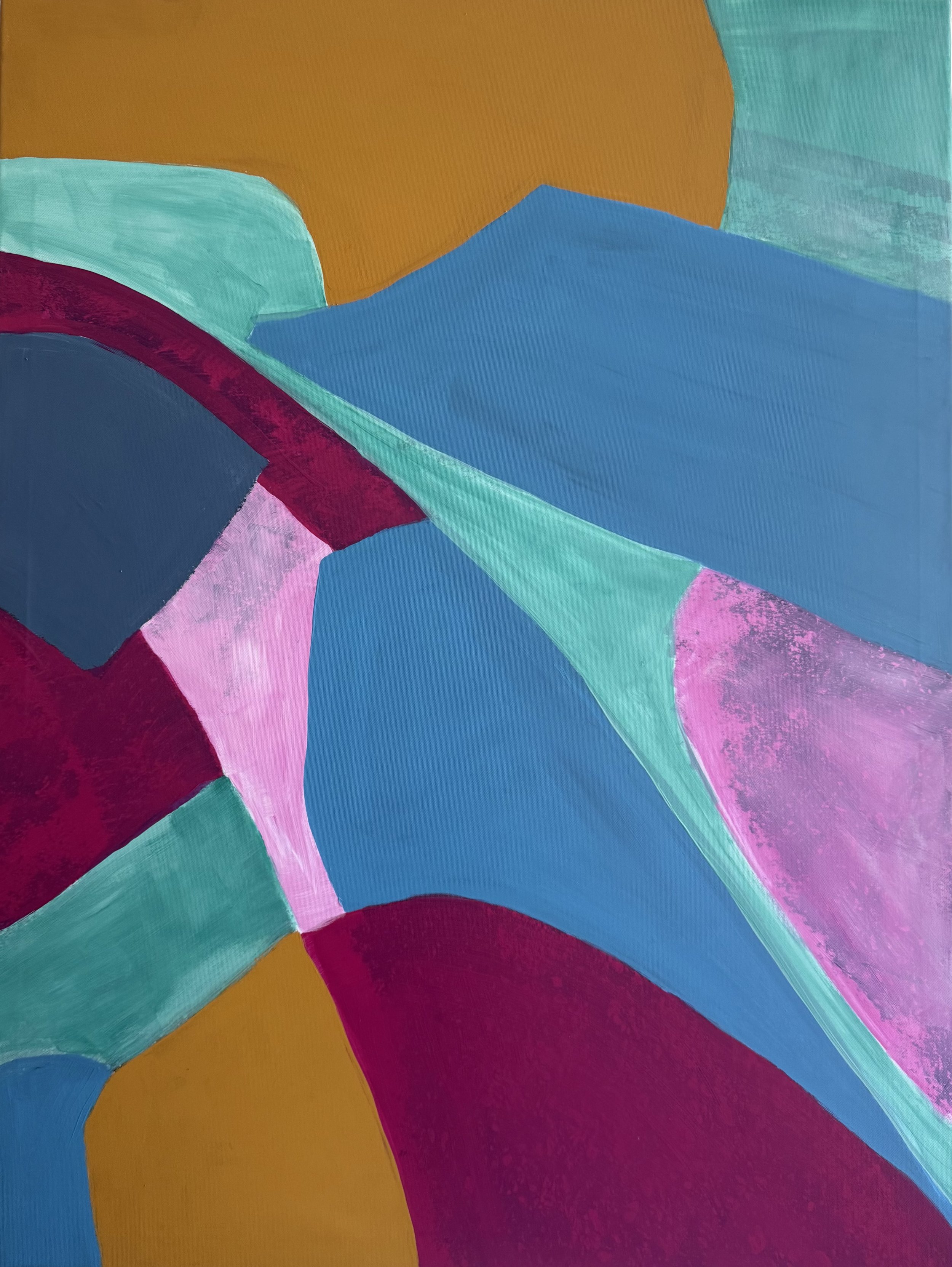 "Harlekin 2", 100 x 80 cm, Acryl, 2025