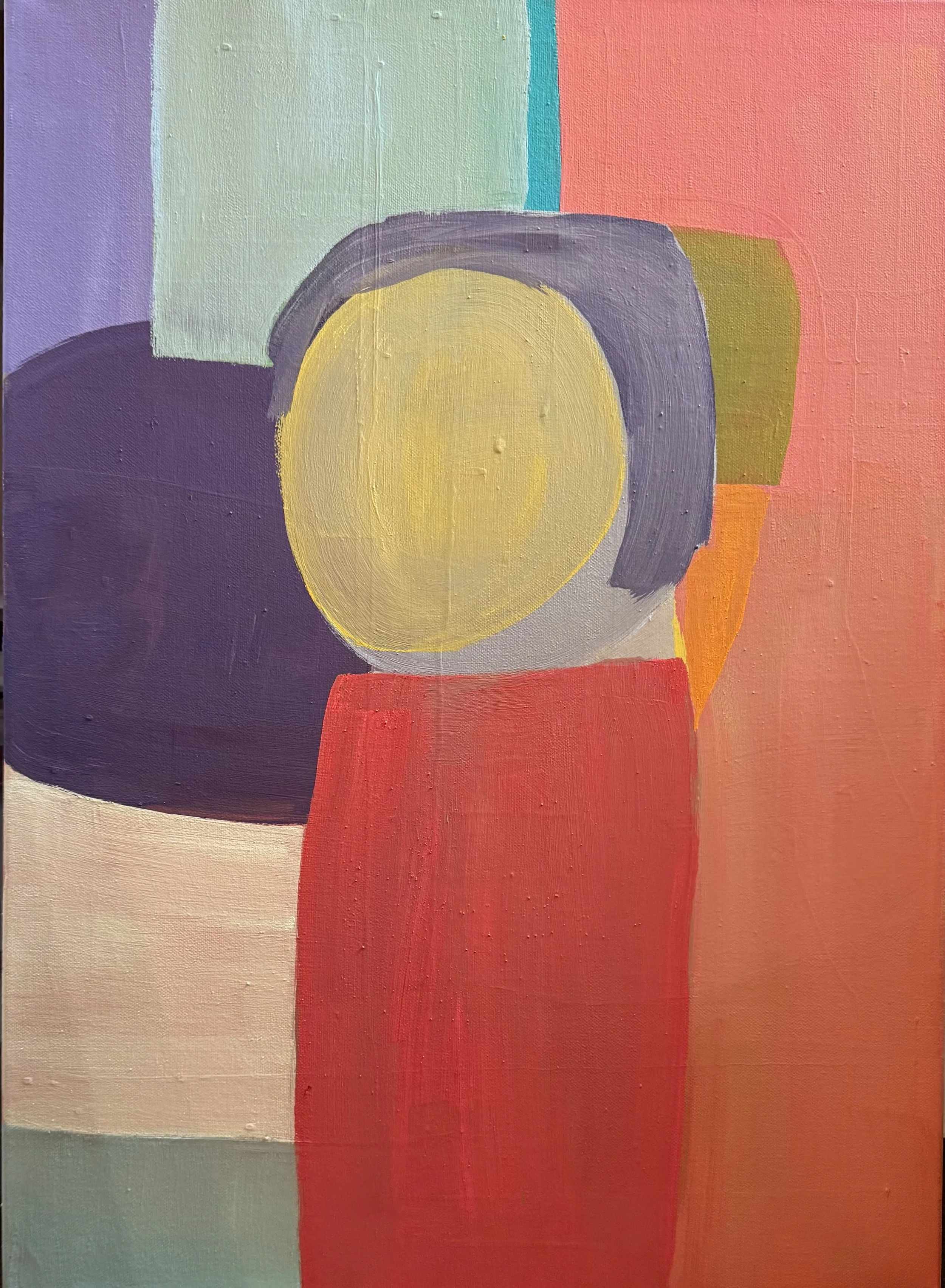 "Momente 6", 70x50 cm, Eitempera, 2025