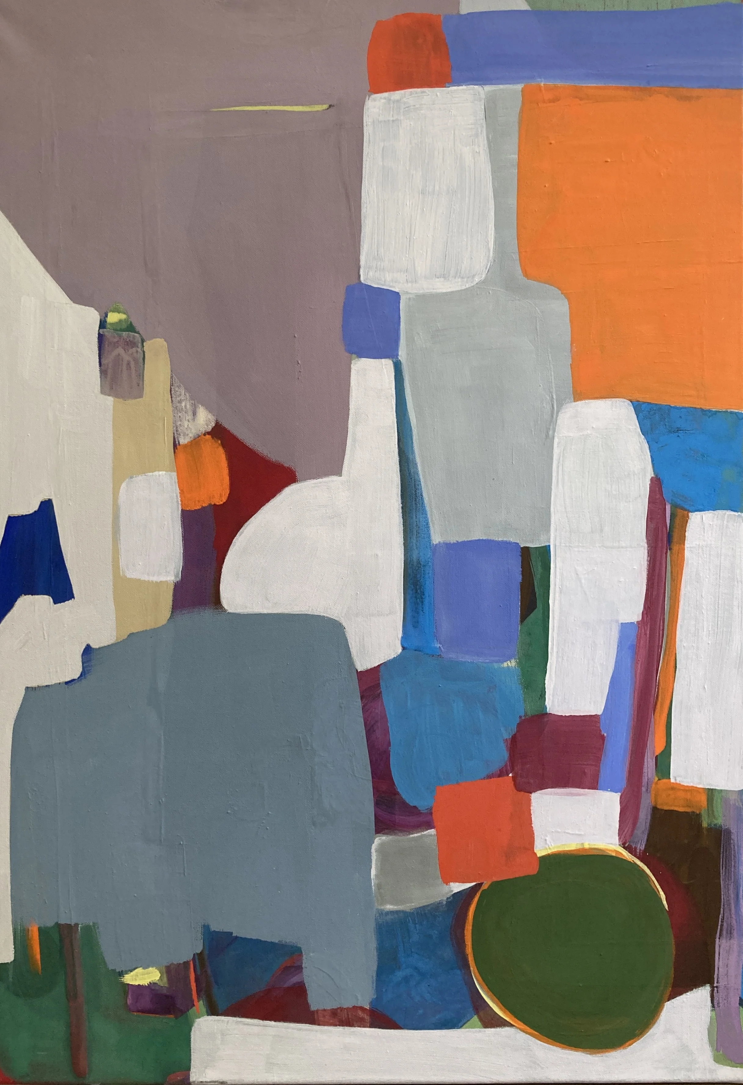 "Blauer Elefant", 100x70 cm, Eitempera, 2014