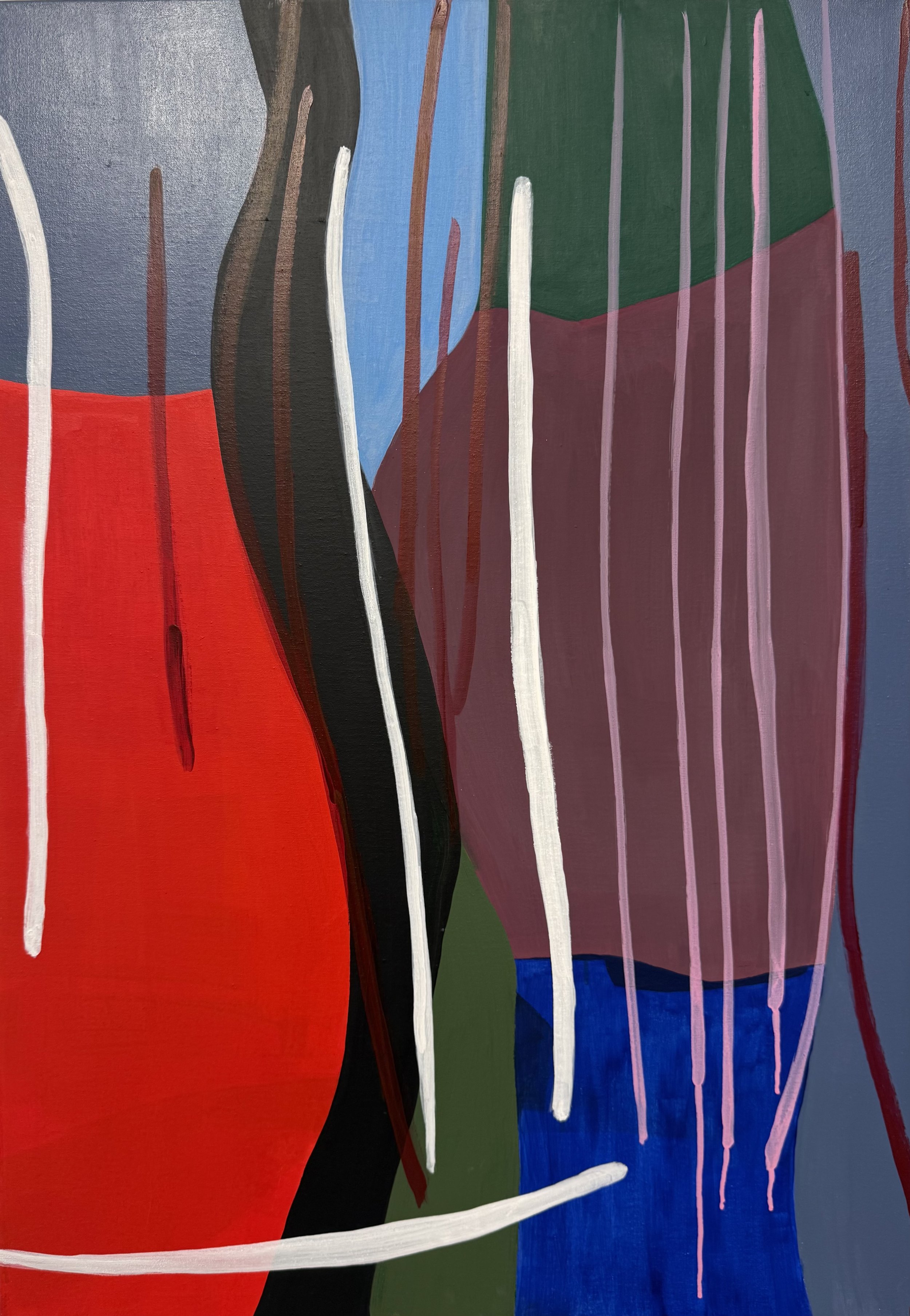 "Grenzen", 100x70 cm, Acryl, 2026