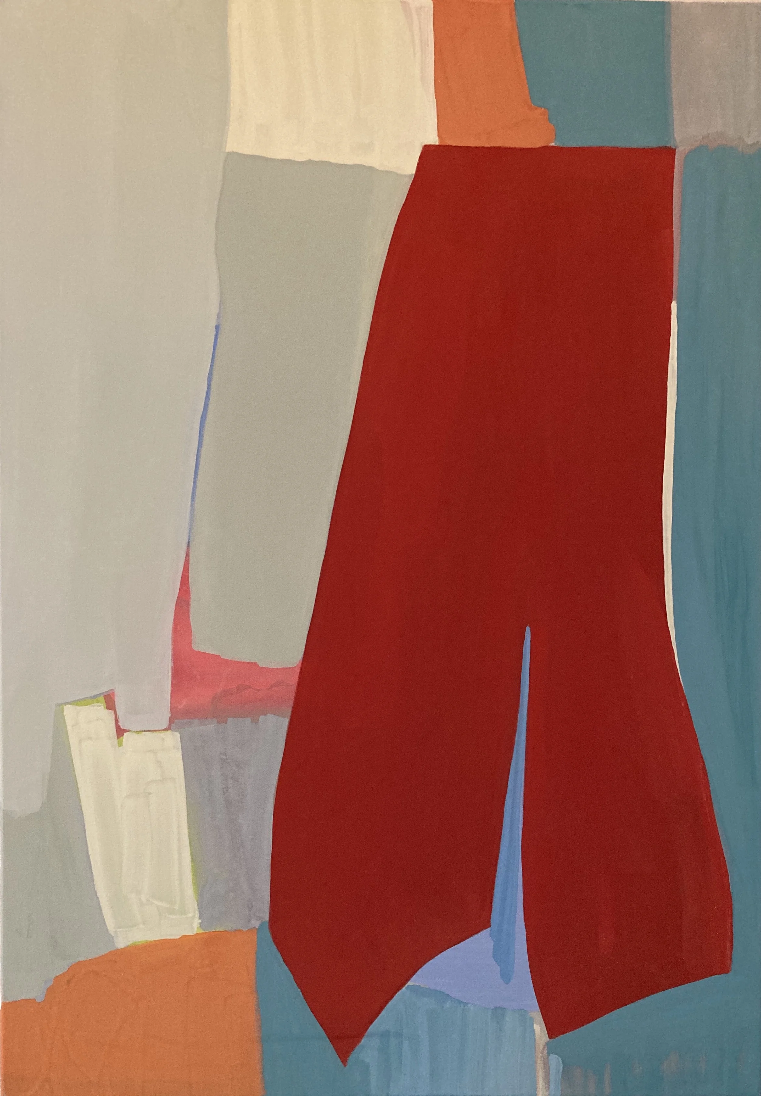 "Traumtänzer 1", 100x70 cm, Pigment/Acryl, 2023
