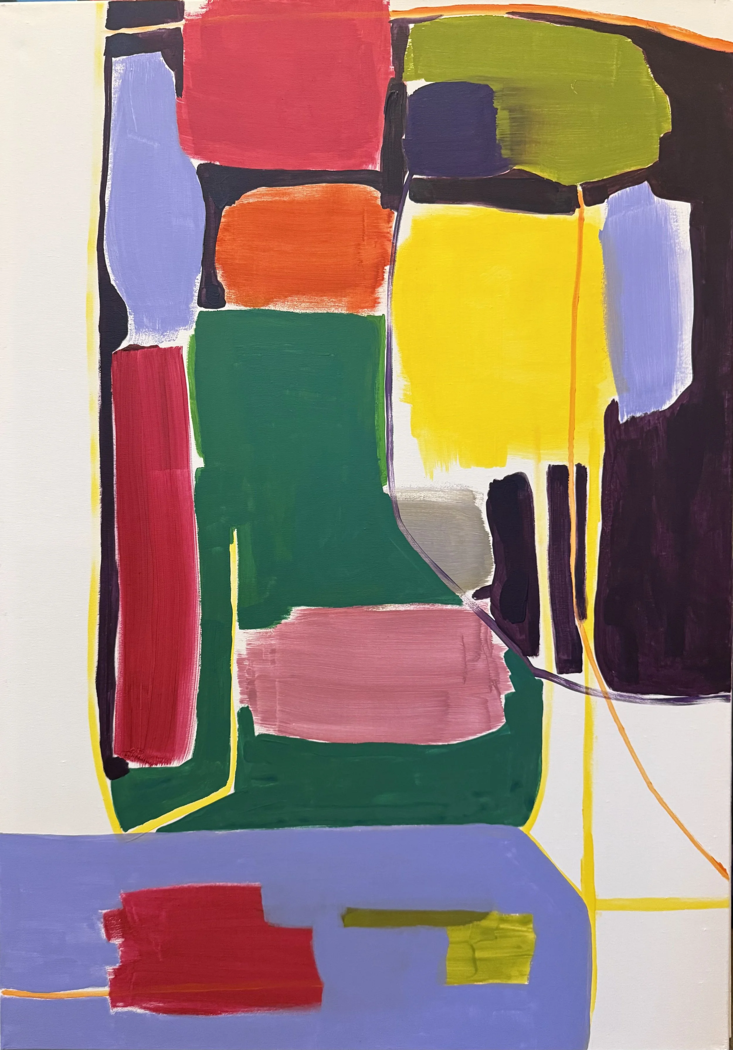 "Banner 2", 100x70 cm, Acryl, 2025