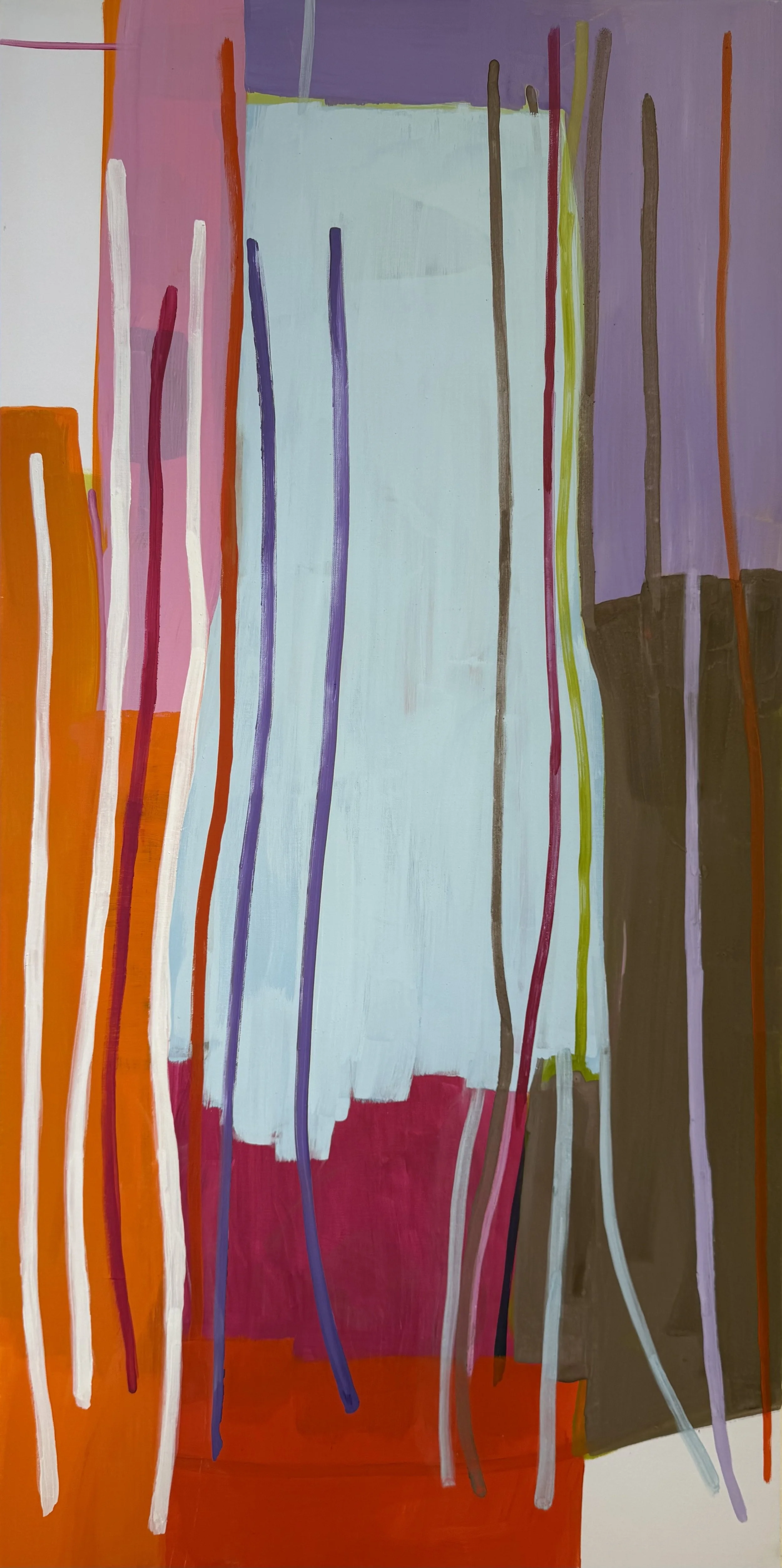 "Zwischenraum", 140x70 cm, Acryl, 2026