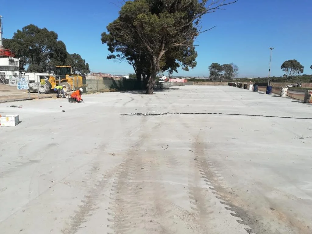 PPC - new 3000m² truck parking and hardstand.