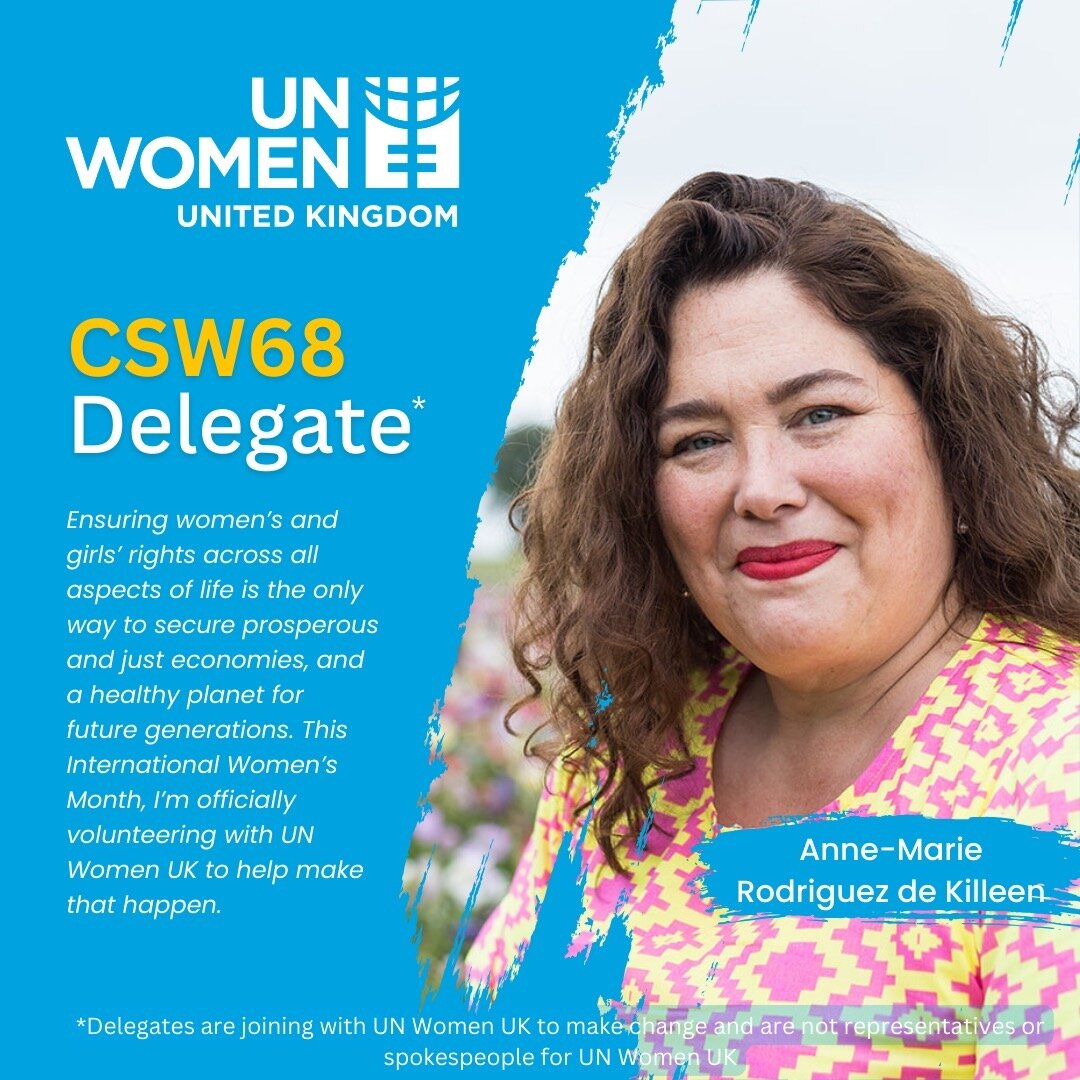 I am honoured to announce that I have been selected to join UN Women UK as a delegate for the United Nations Commission on the Status of Women #CSW68.

As the largest global policymaking body dedicated exclusively to promoting gender equality and the