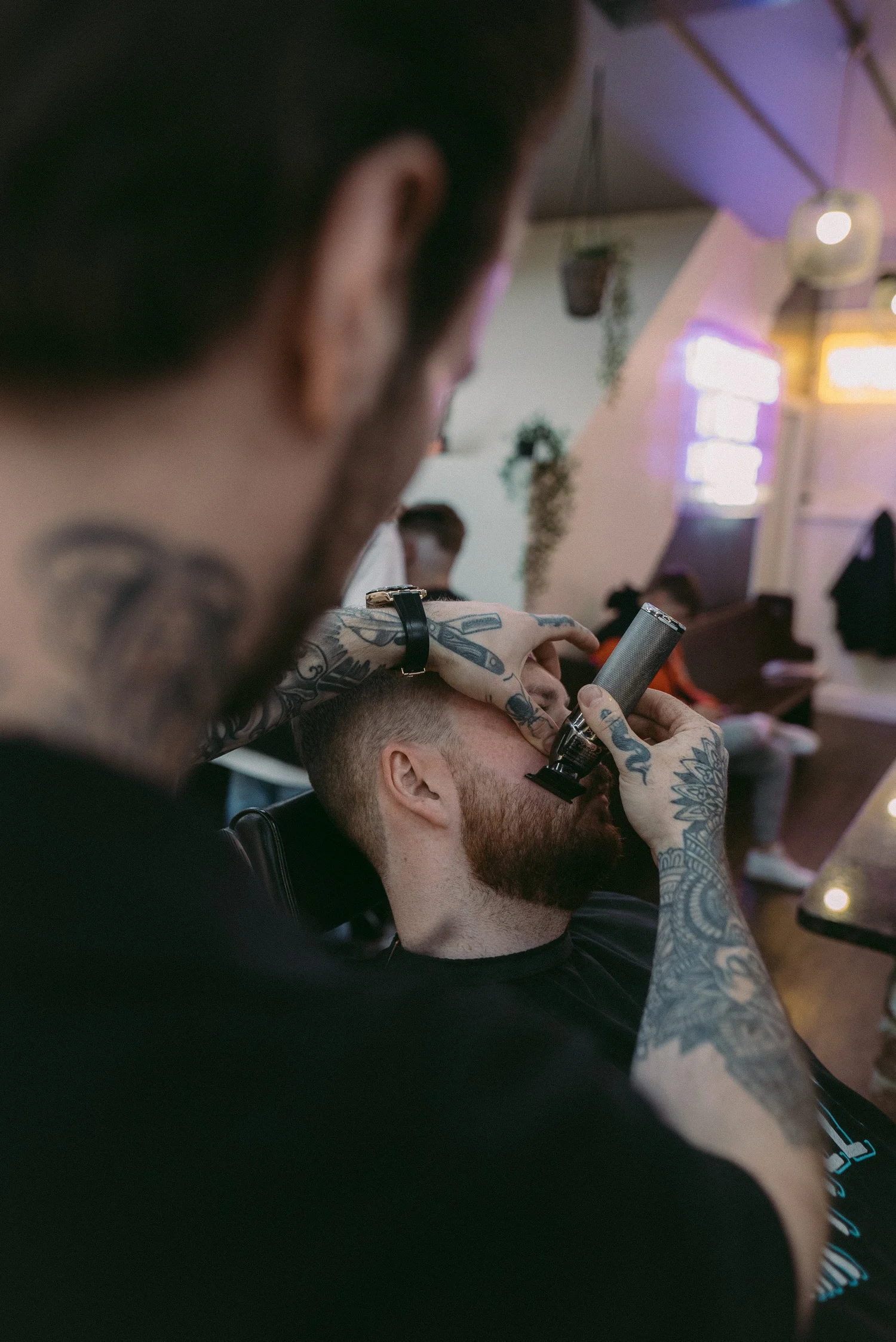 Inside Mr Tillys barbershop