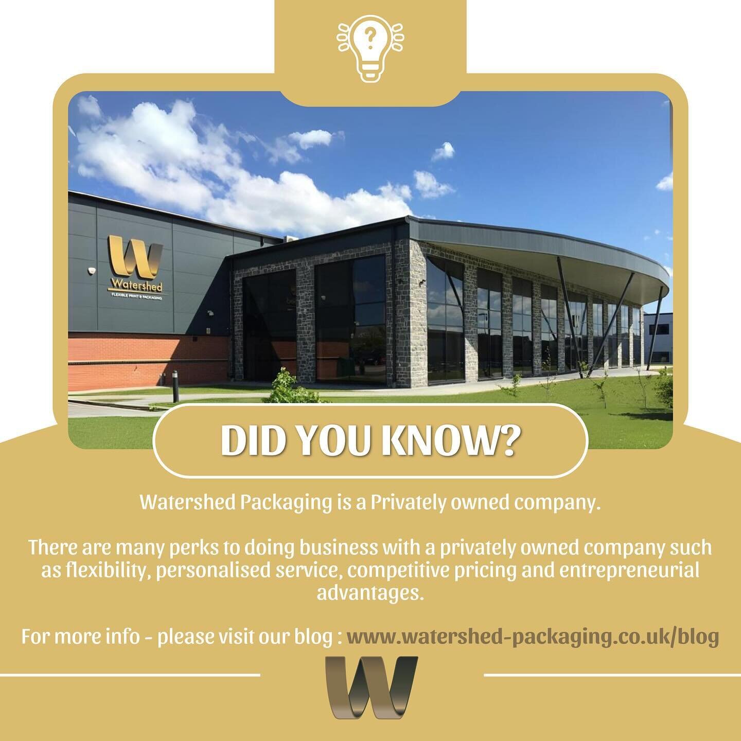 🔍 The Watershed Spotlight

💥 Why Watershed Packaging stands out as a privately owned business...

💬 &ldquo;As a family-owned and operated business, our core values are deeply ingrained in everything we do. We believe in building long-lasting relat