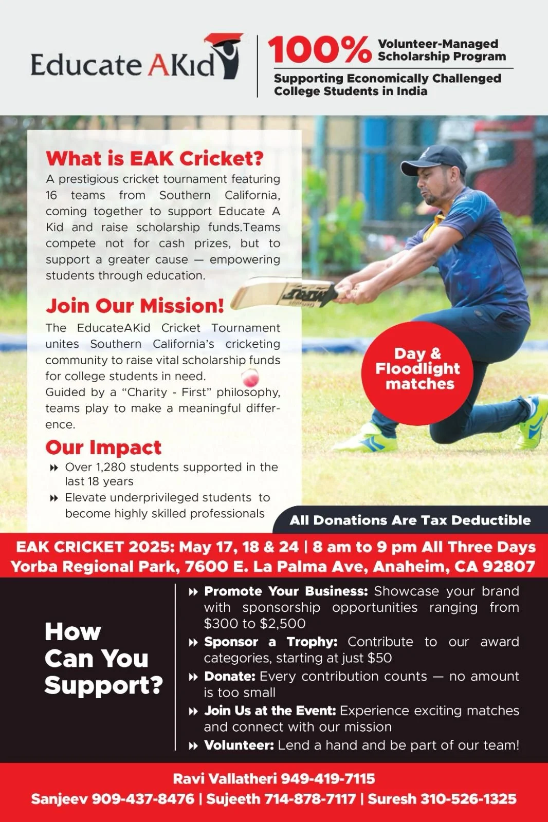 Educate a Kid Cricket