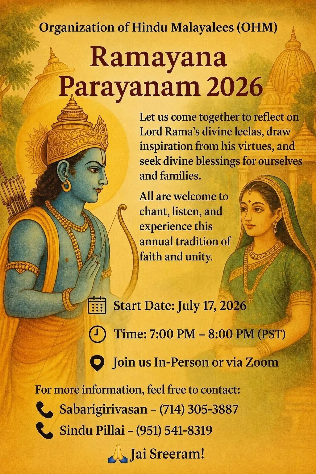 Ramanaya Parayanam 2026