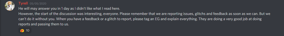 Muted a troll for 1 day, announced it, but reminded everyone of the importance of creating constructive feedback. Received positive reaction from community.