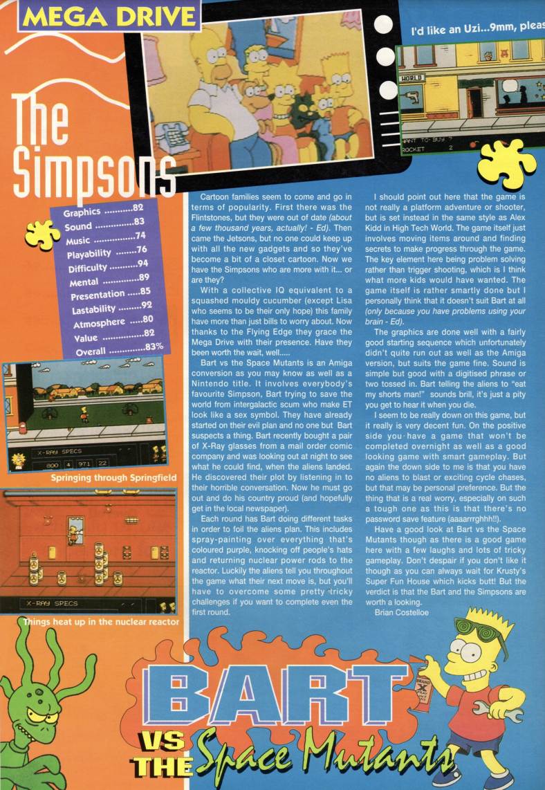 Megazone and Sega OziSoft — Forgotten Worlds