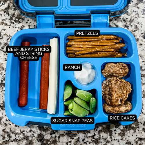 Beef Jerky Bento Snack Box or School Lunch Side 
