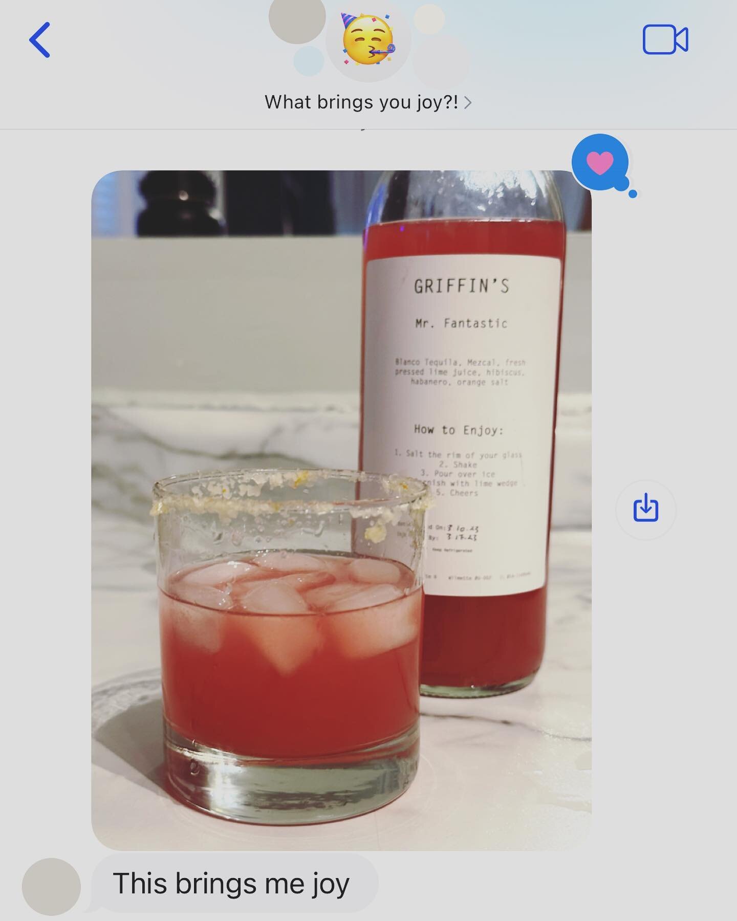 We started GRIFFIN&rsquo;S because we believe high-quality craft cocktails shouldn&rsquo;t be confined to visiting a bar or restaurant, but should be available for enjoyment in your own home. Receiving messages like these makes us happy but also remi