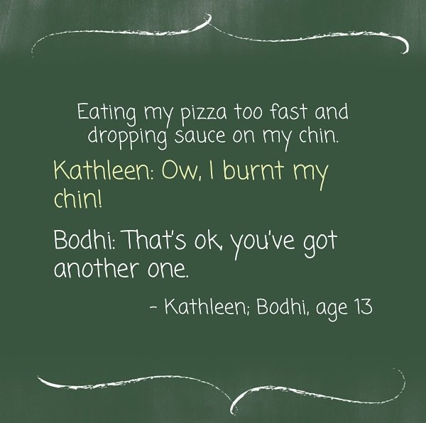 Ouch! 🤕 #kidssaythedarndestthings #memories