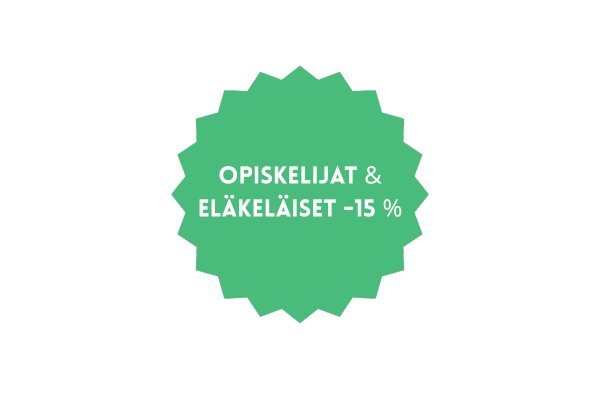mainos opiskelijoille ja eläkeläisille alennus kiropraktikon hoitokäynnistä