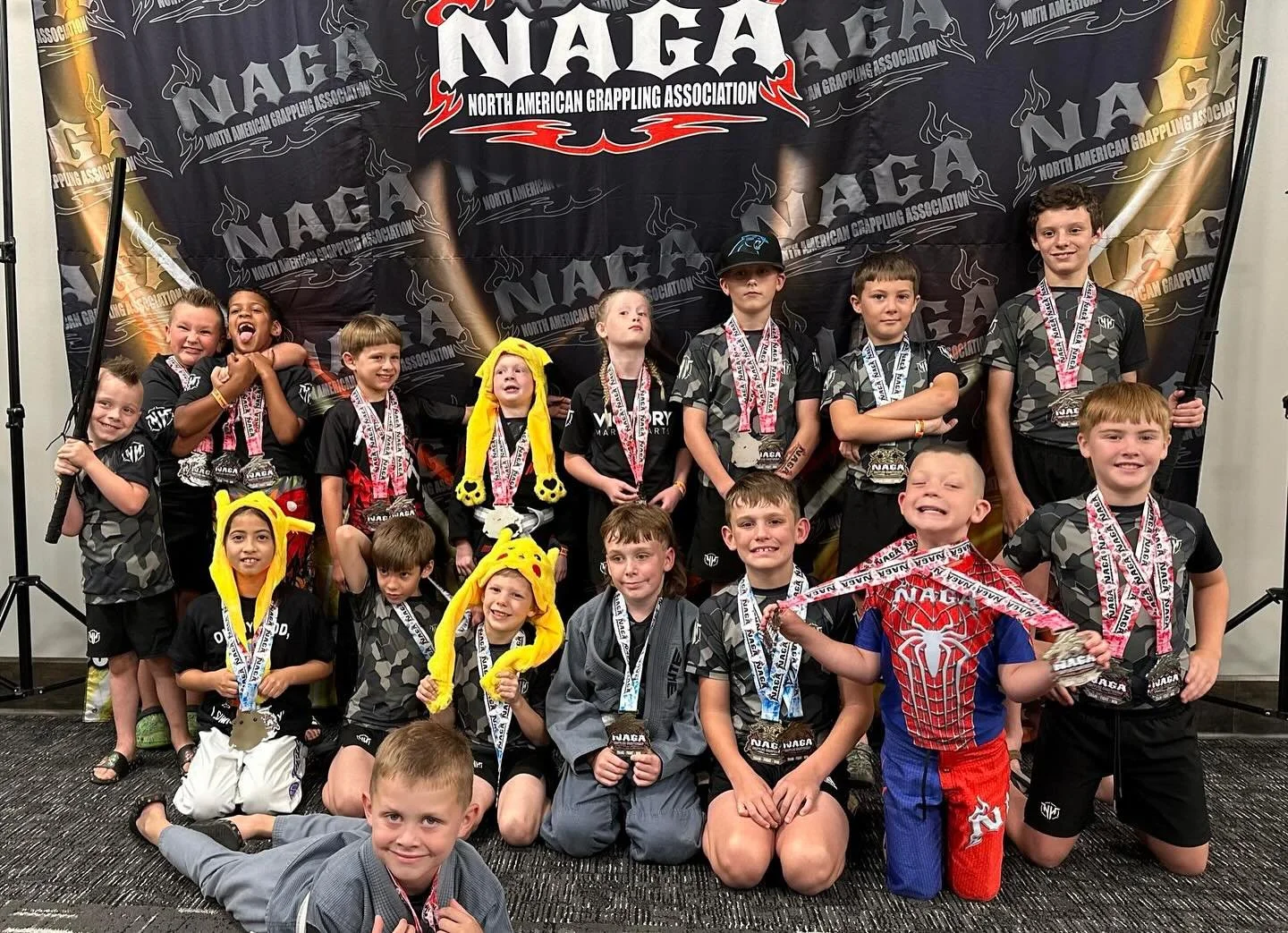 2nd place as a team today at @nagafighter Charlotte Championship!

17 competitors. 29 medals. 
2 🥇
20 🥈
7 🥉

We had a couple first timers out there today too! Great work by everyone!